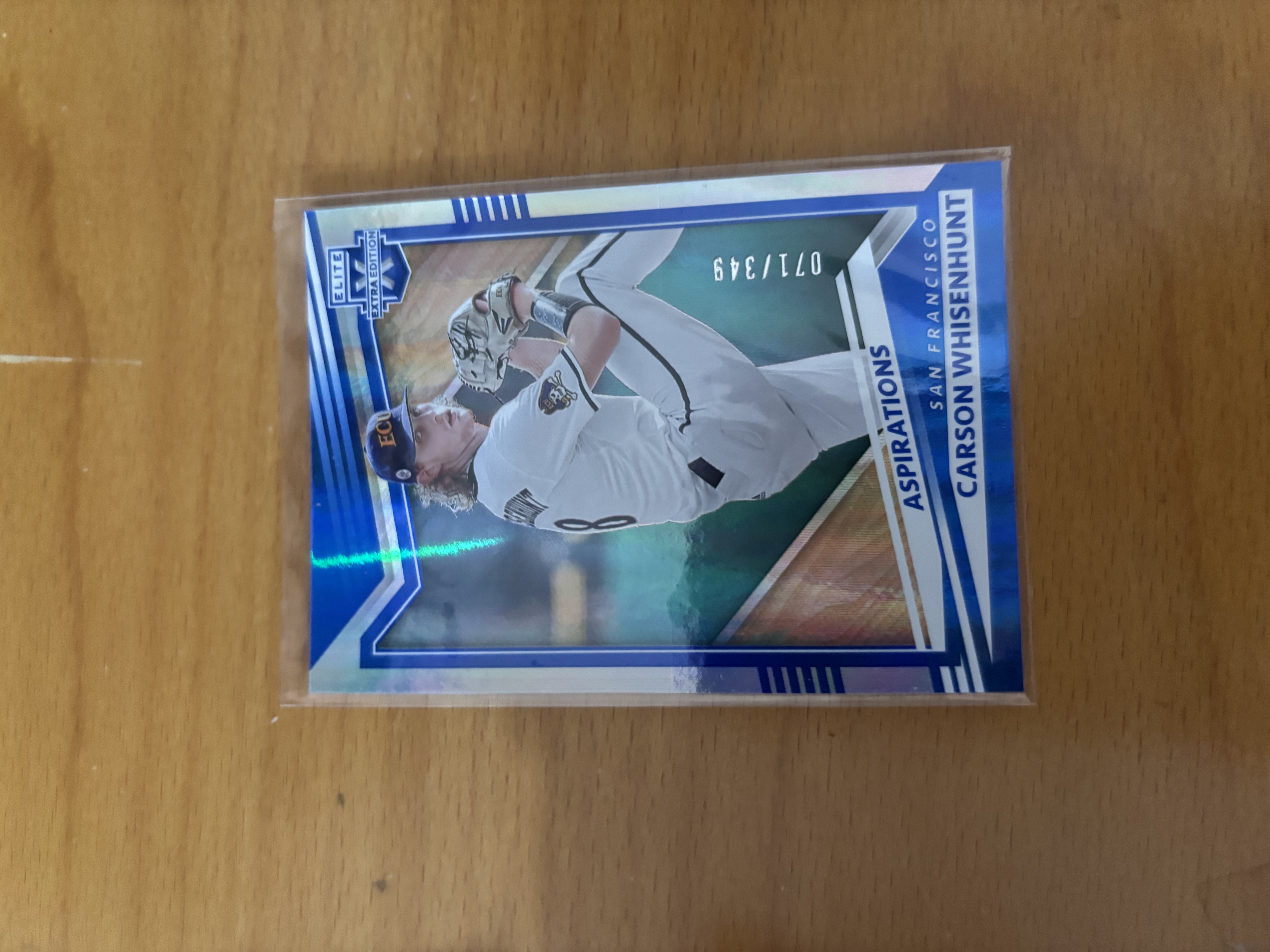 Carson Whisenhunt Aspirations Baseball Card