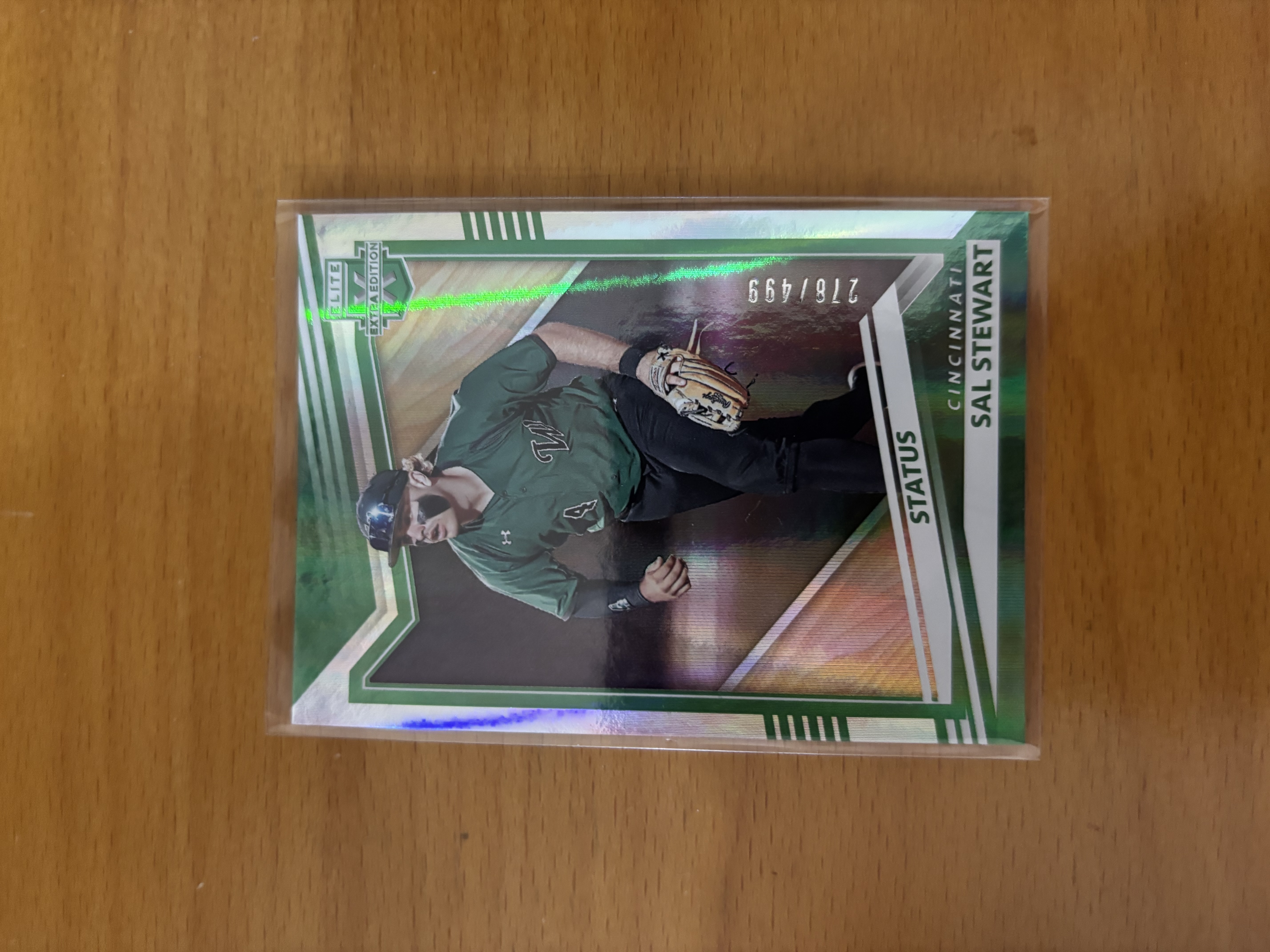 Sal Stewart Baseball Trading Card