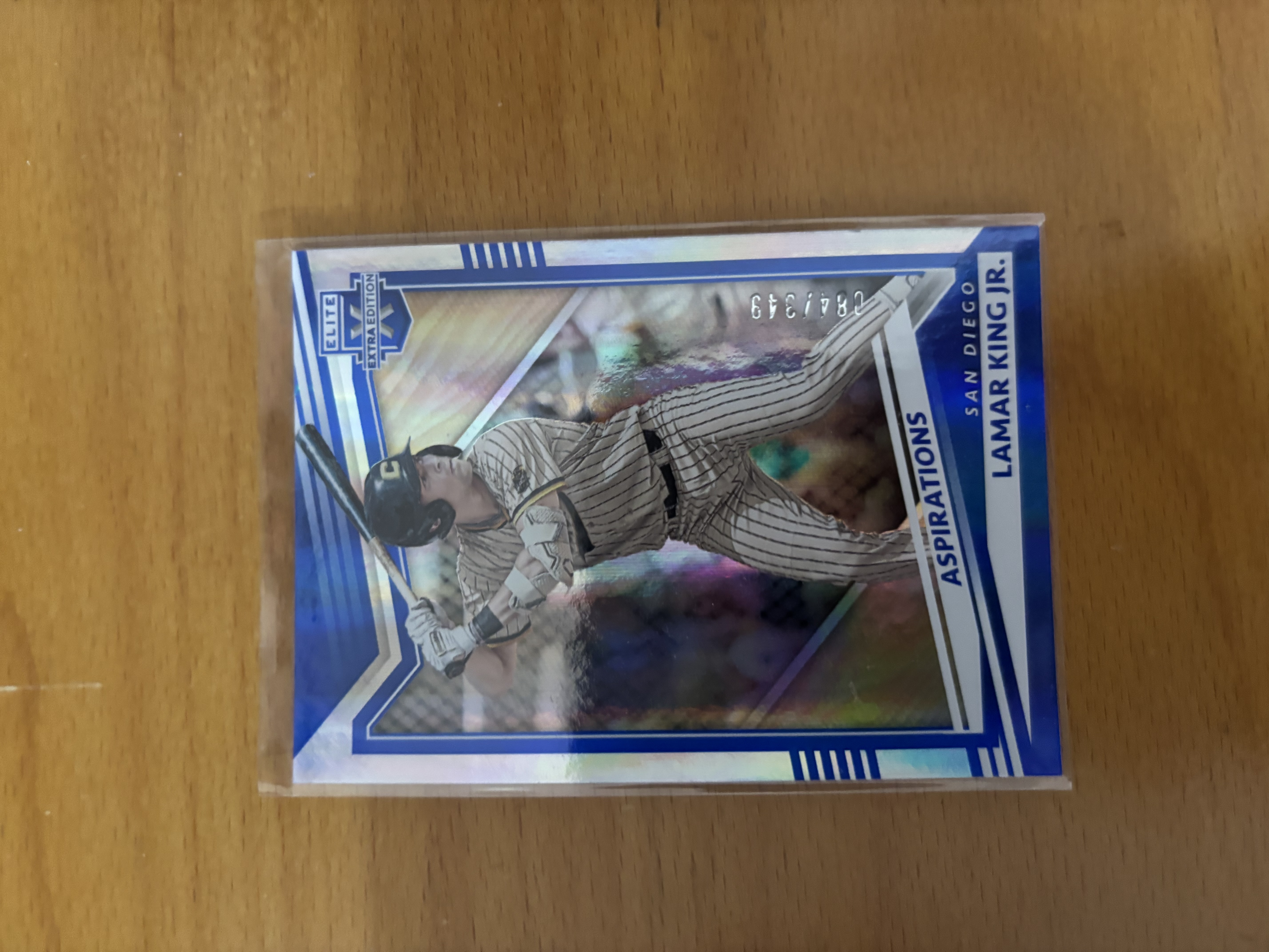 Lamar King Jr. Aspirations Baseball Card