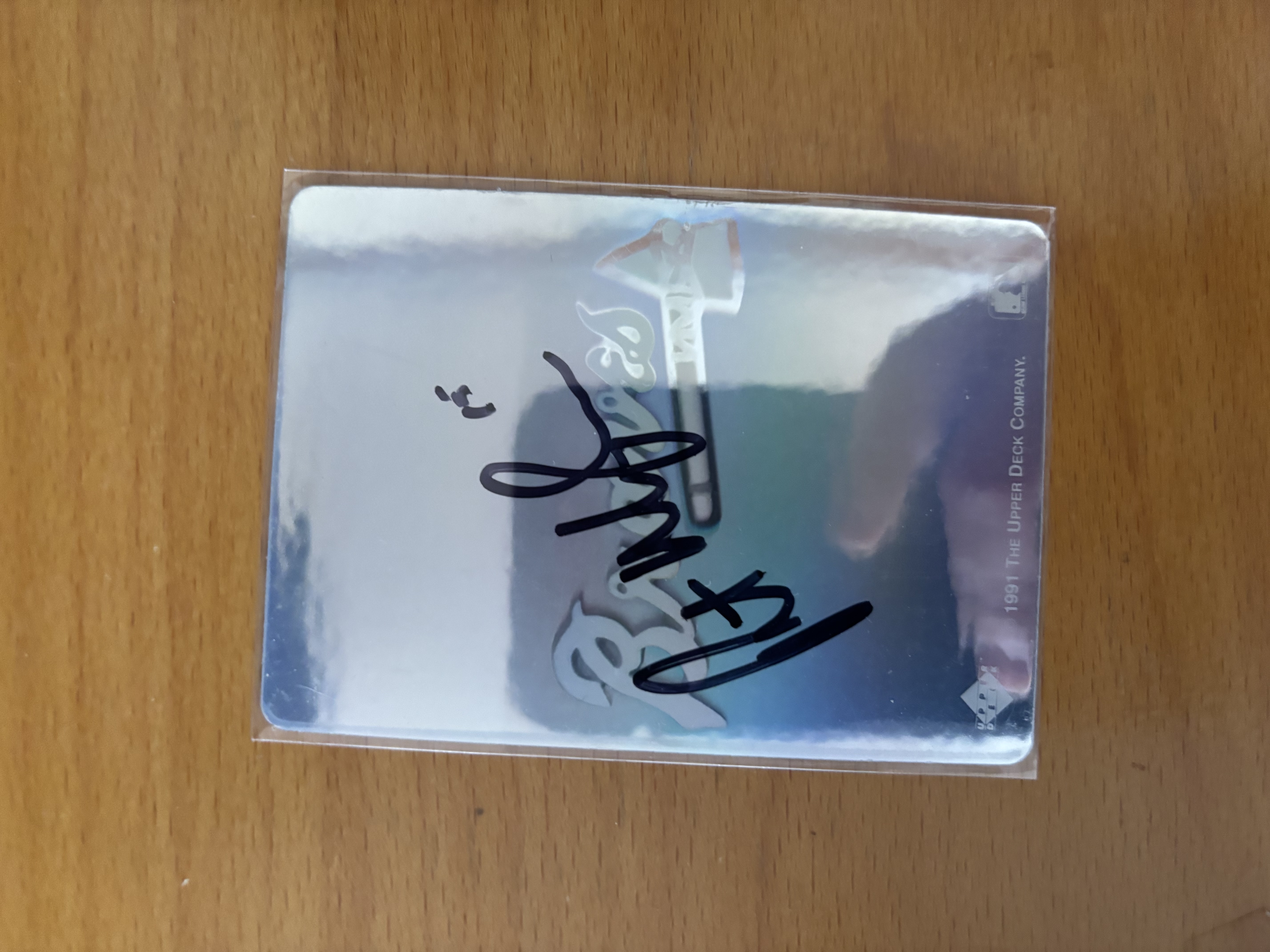 Limited Edition Autographed Card