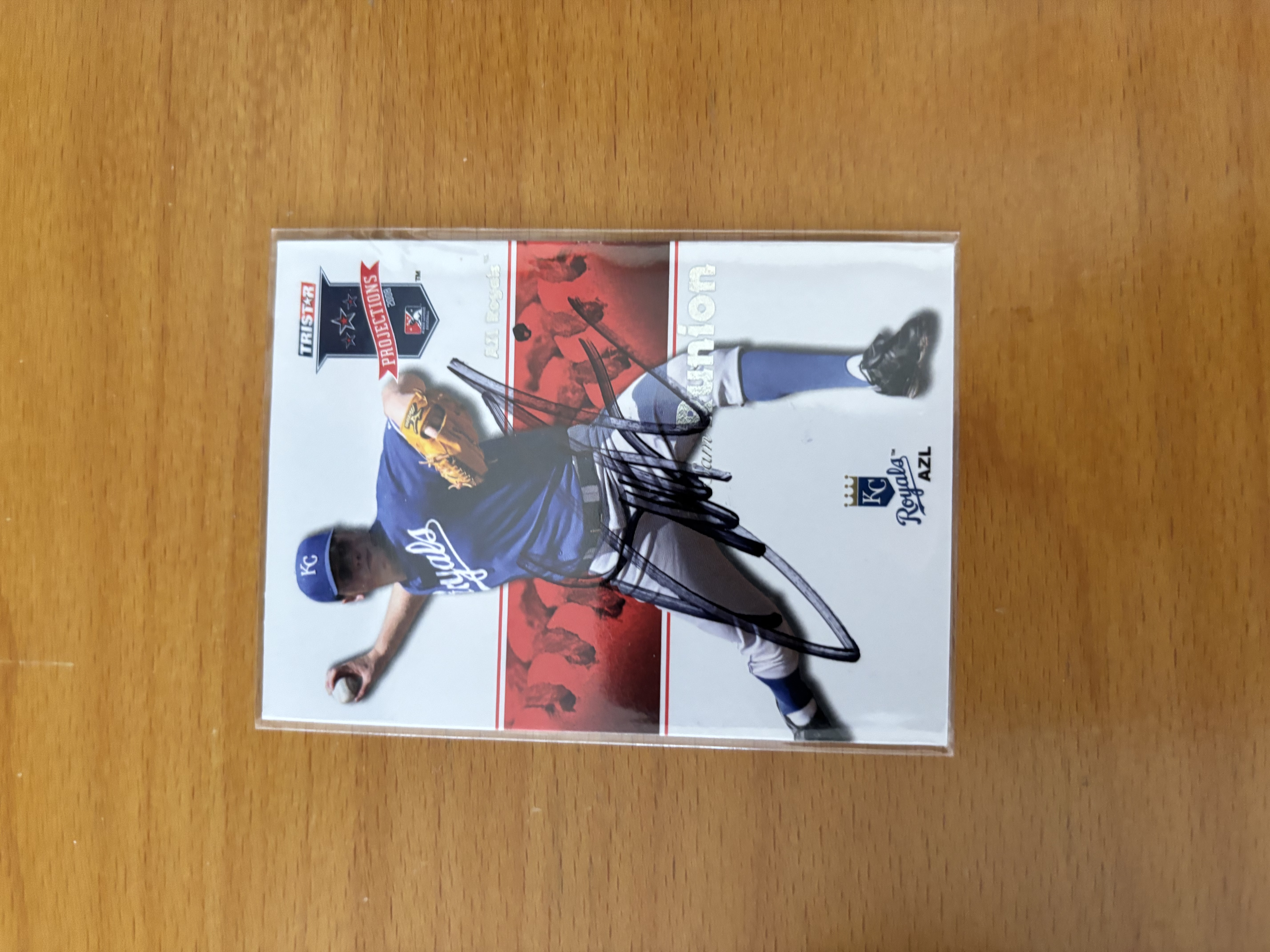 Autographed Baseball Trading Card