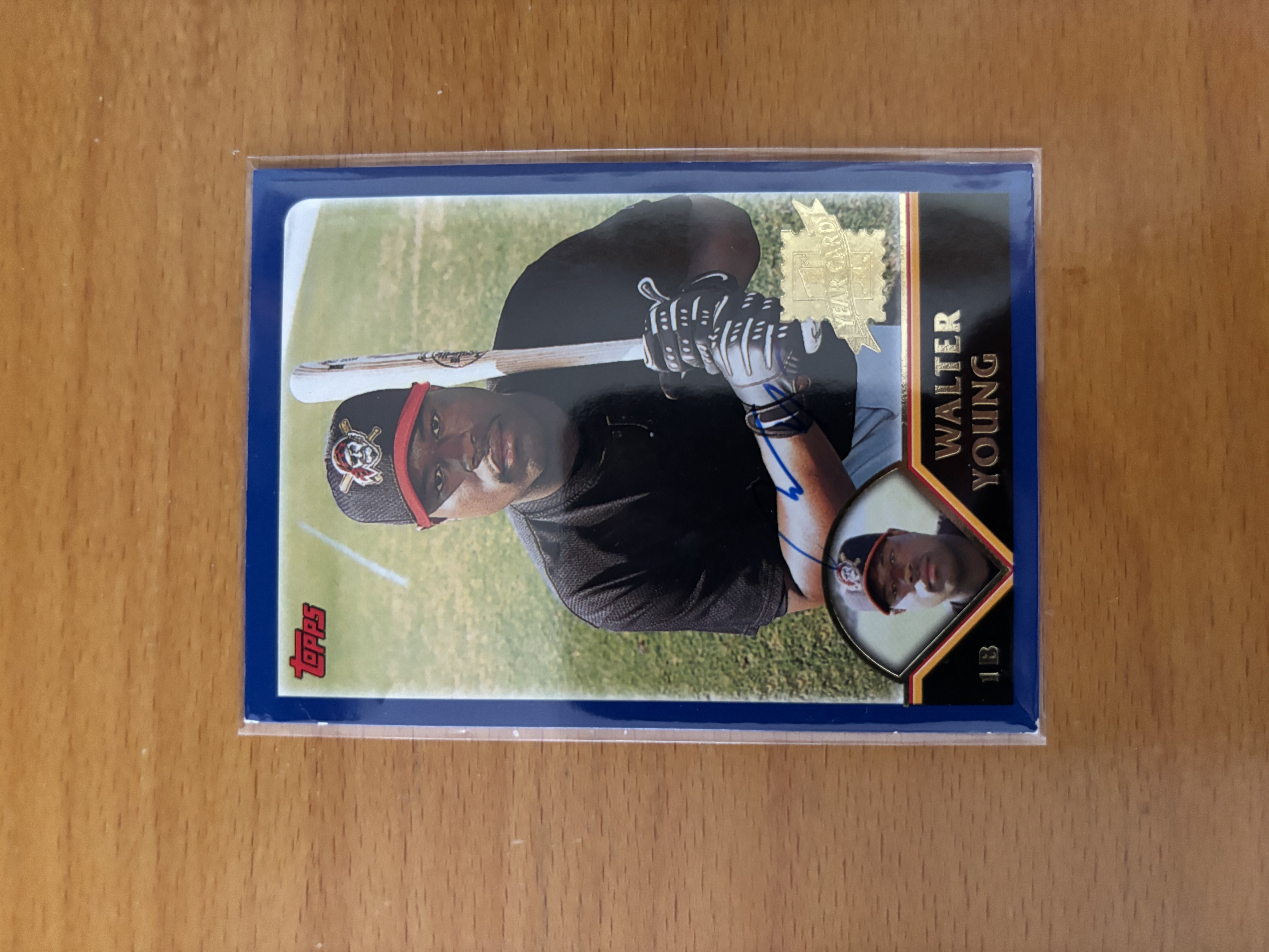 Walter Young Baseball Card