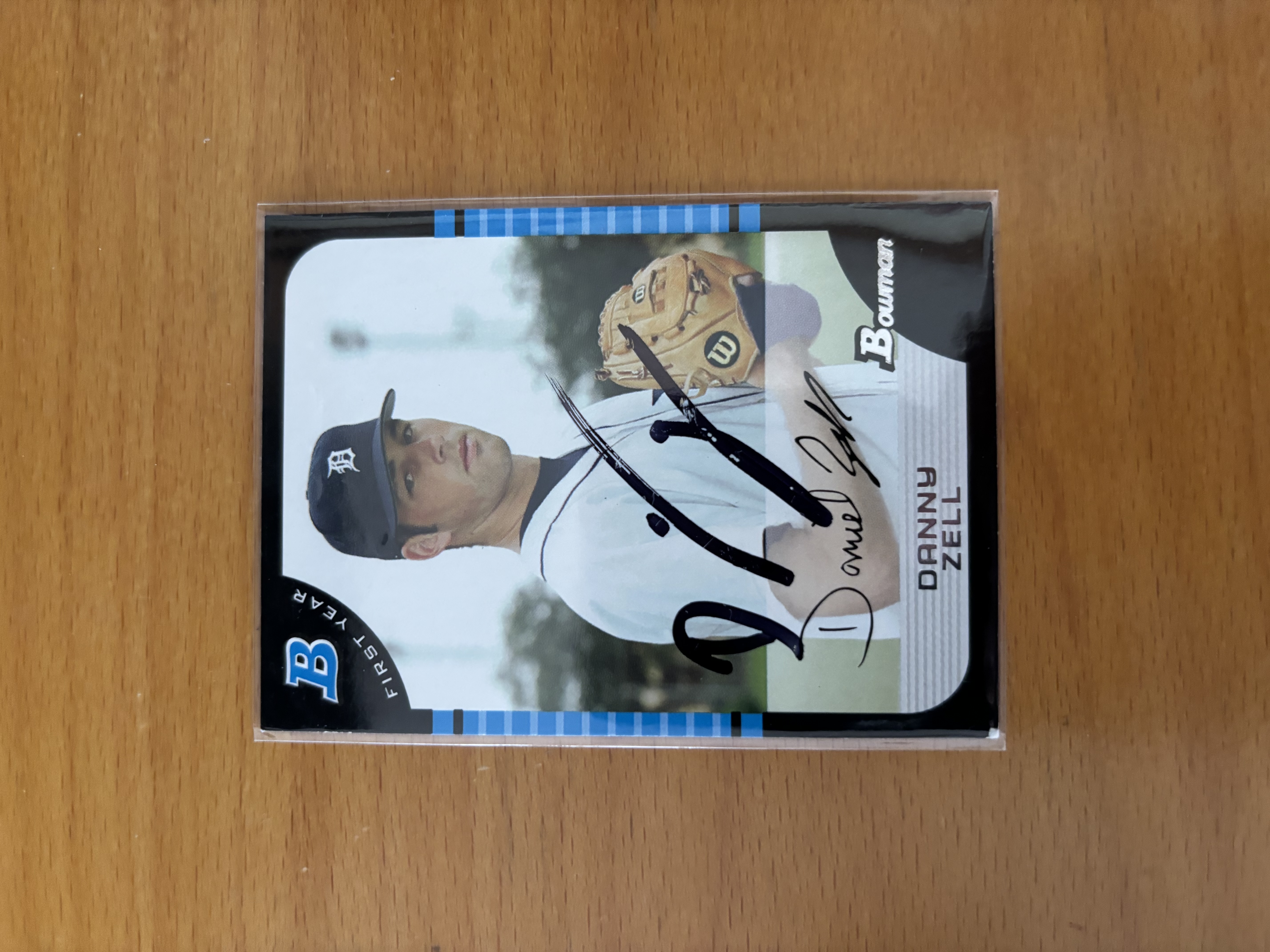 Danny Zell Bowman Baseball Card
