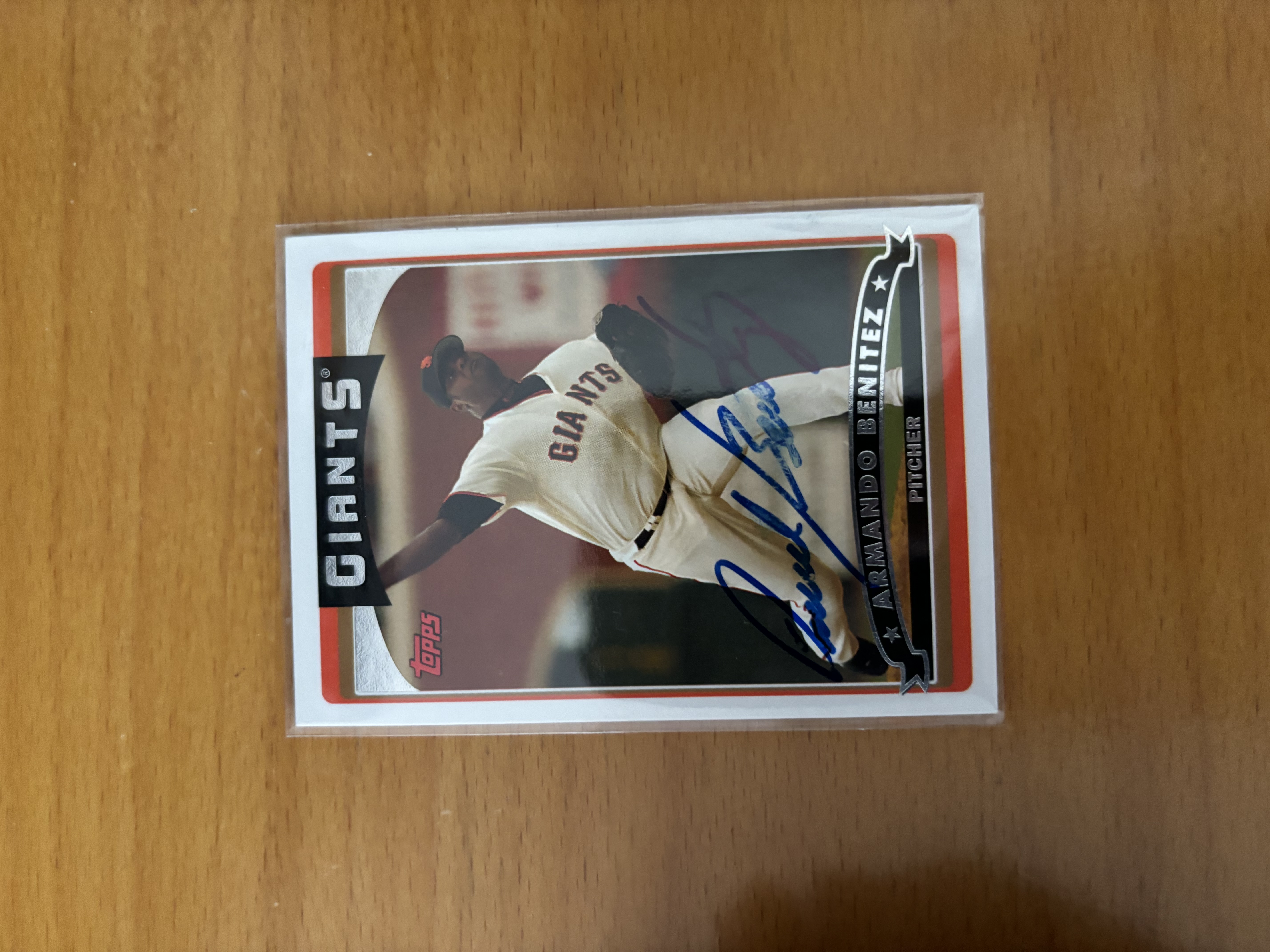 San Francisco Giants Signed Baseball Card