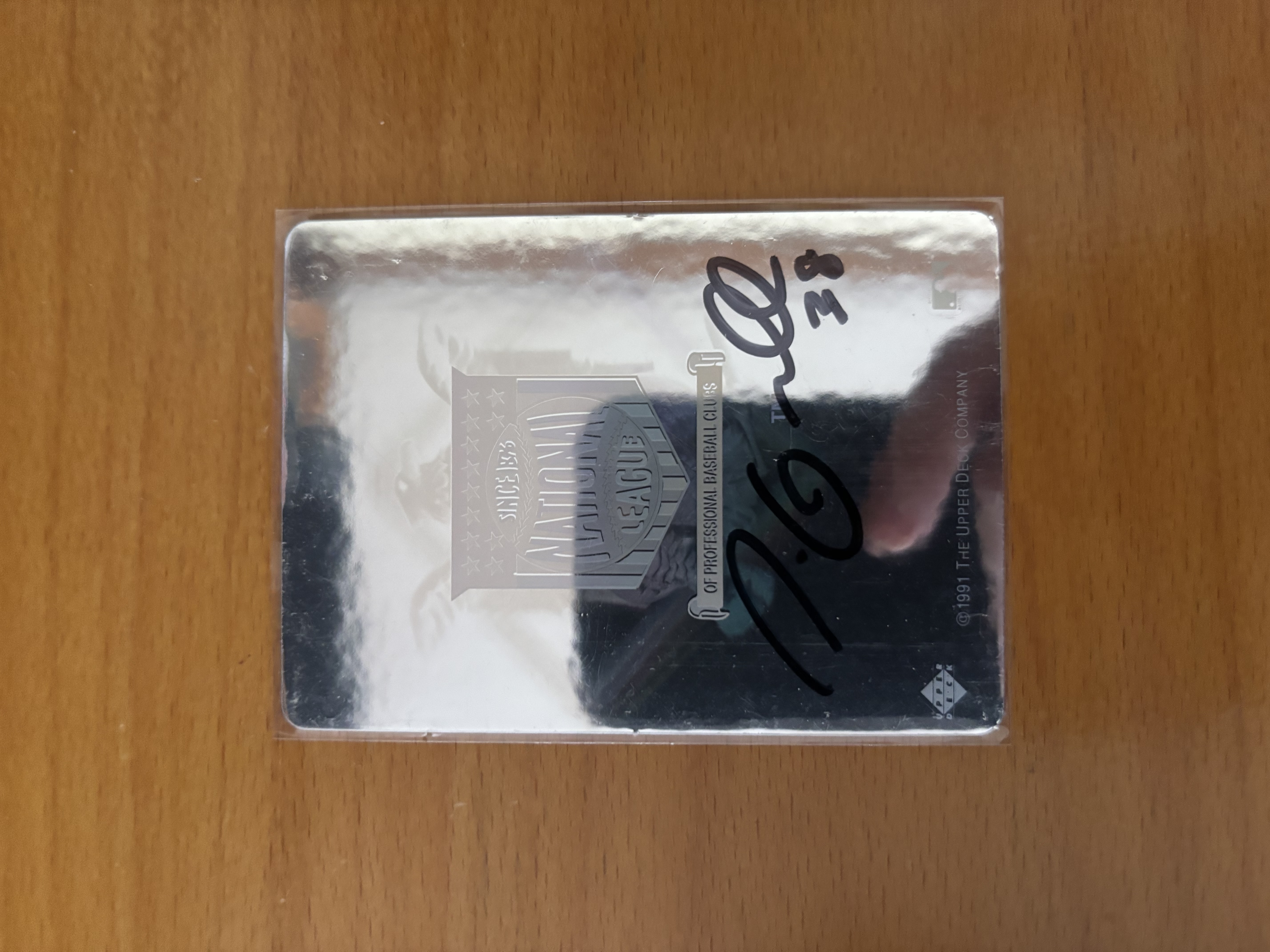 Autographed Collectible Sports Card