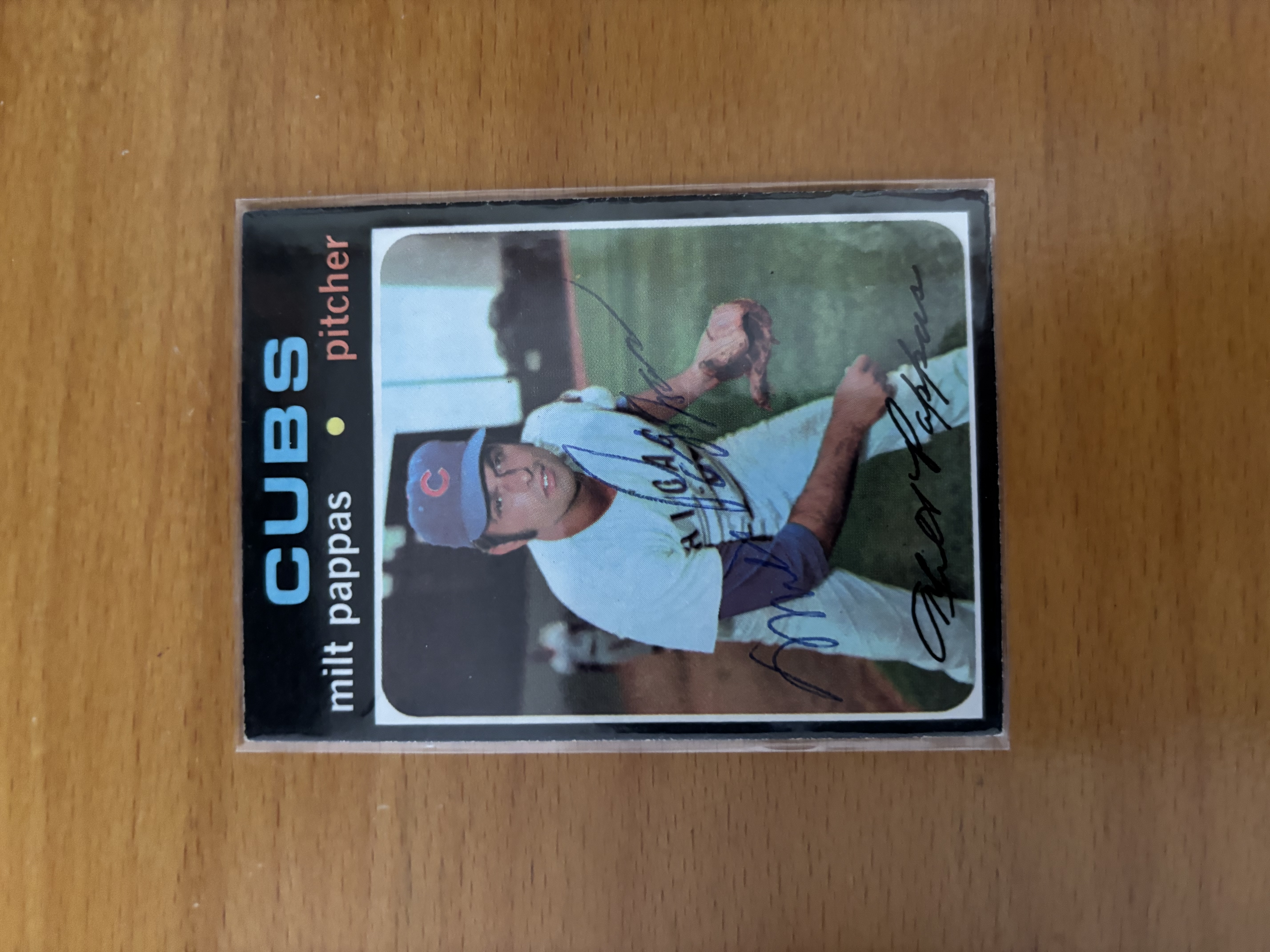 Milt Pappas Chicago Cubs Baseball Card