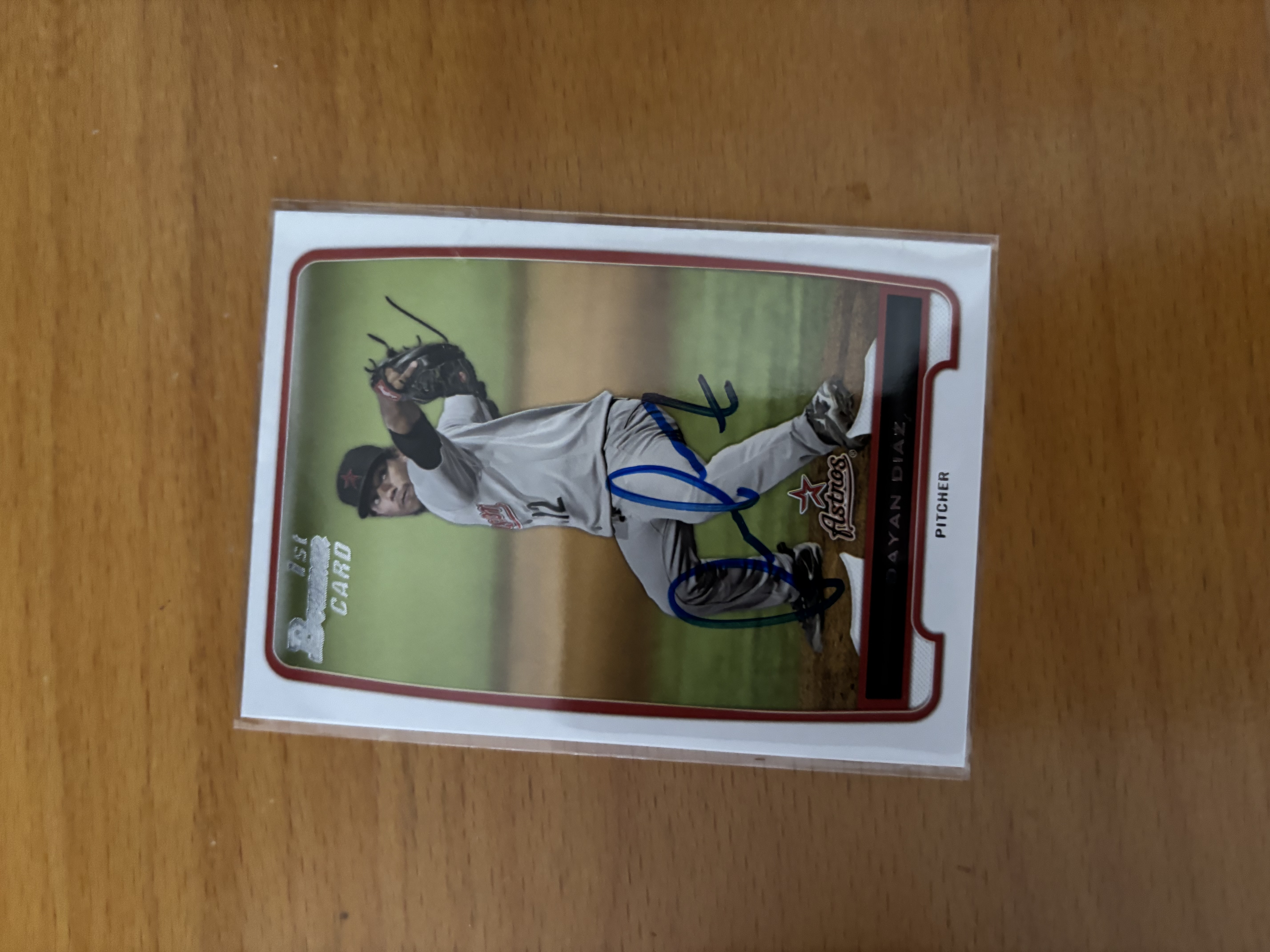 Autographed Baseball Trading Card