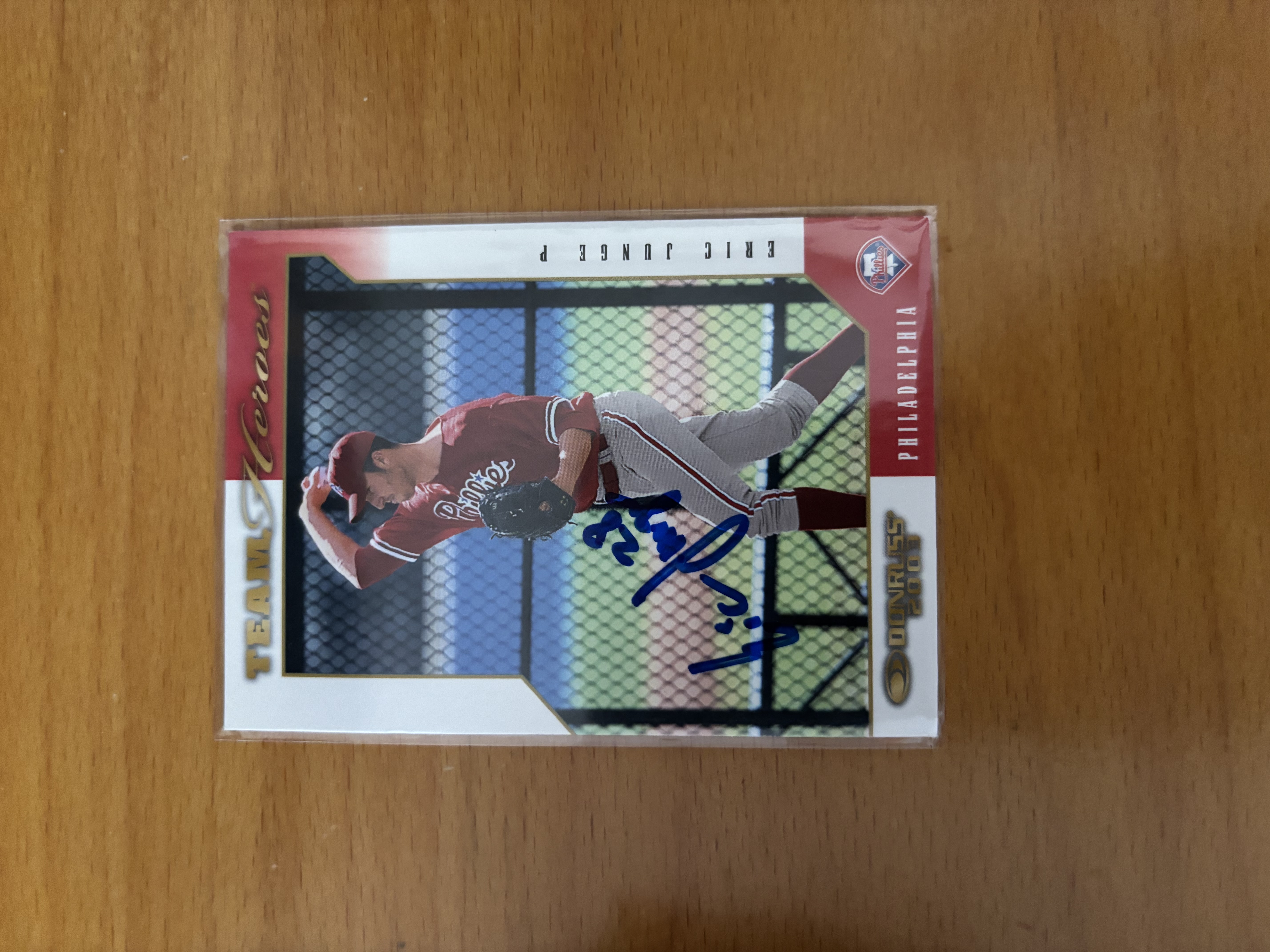 Autographed Baseball Trading Card