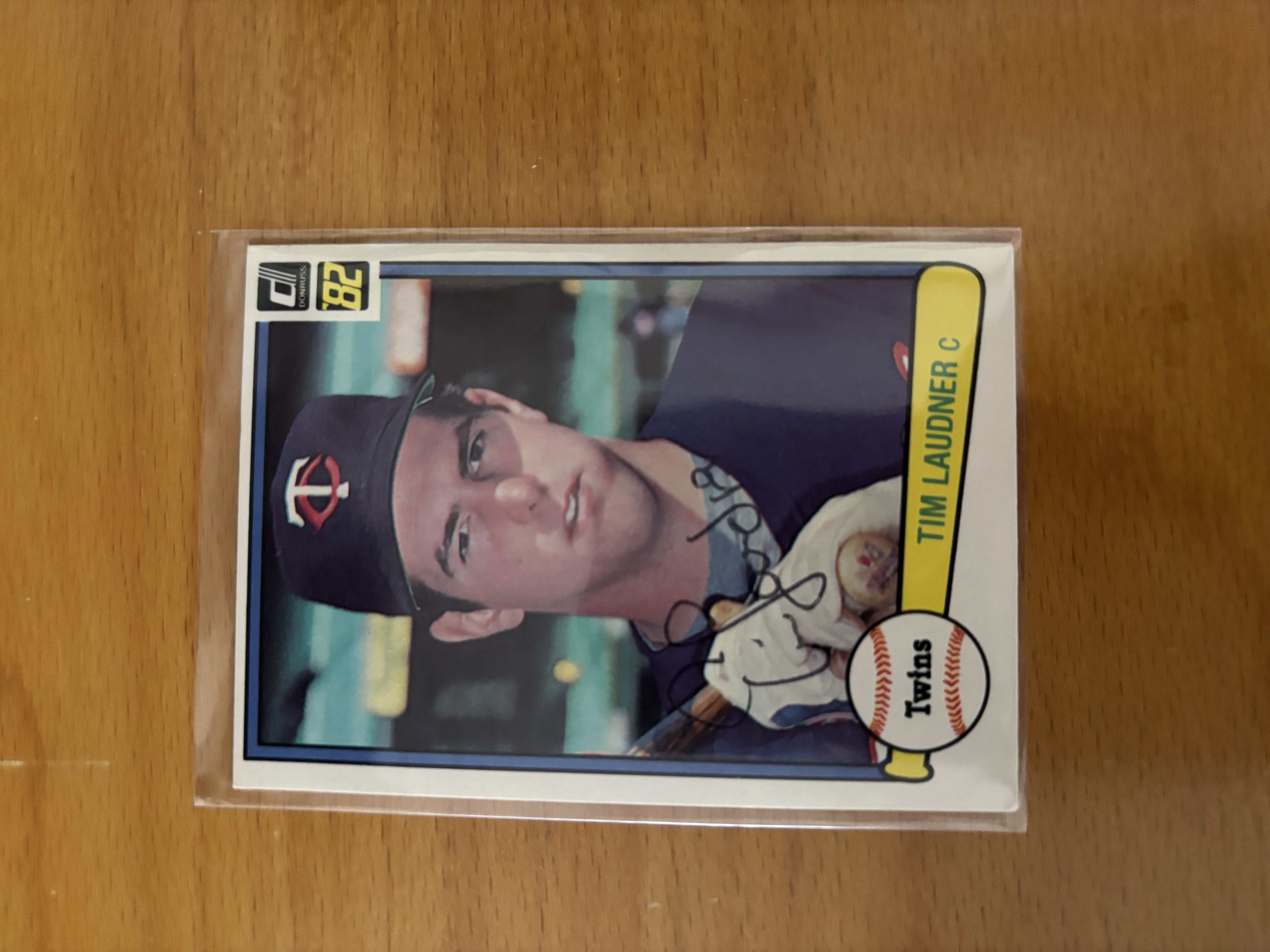 Tim Laudner Baseball Card