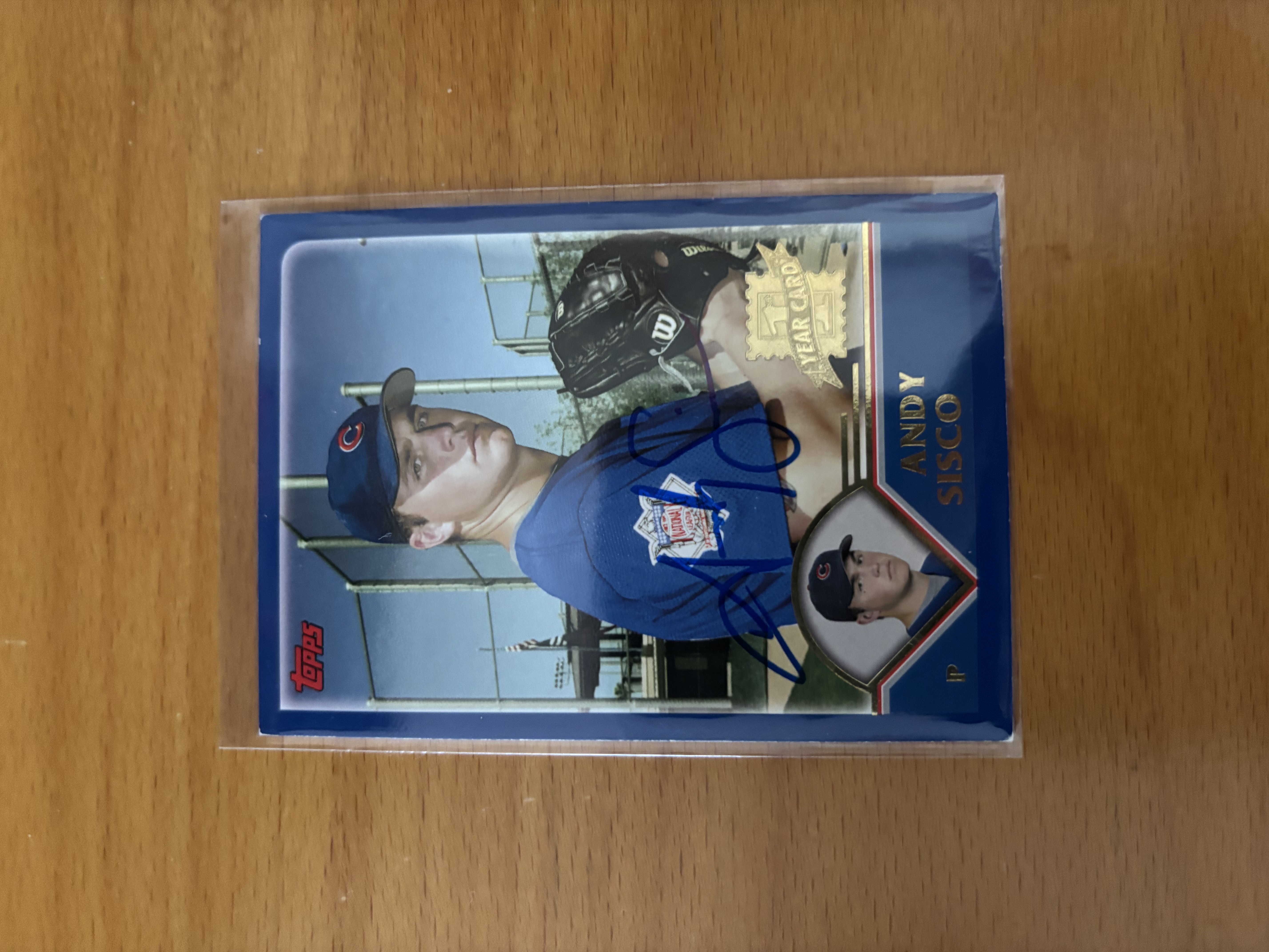 Signed Baseball Trading Card