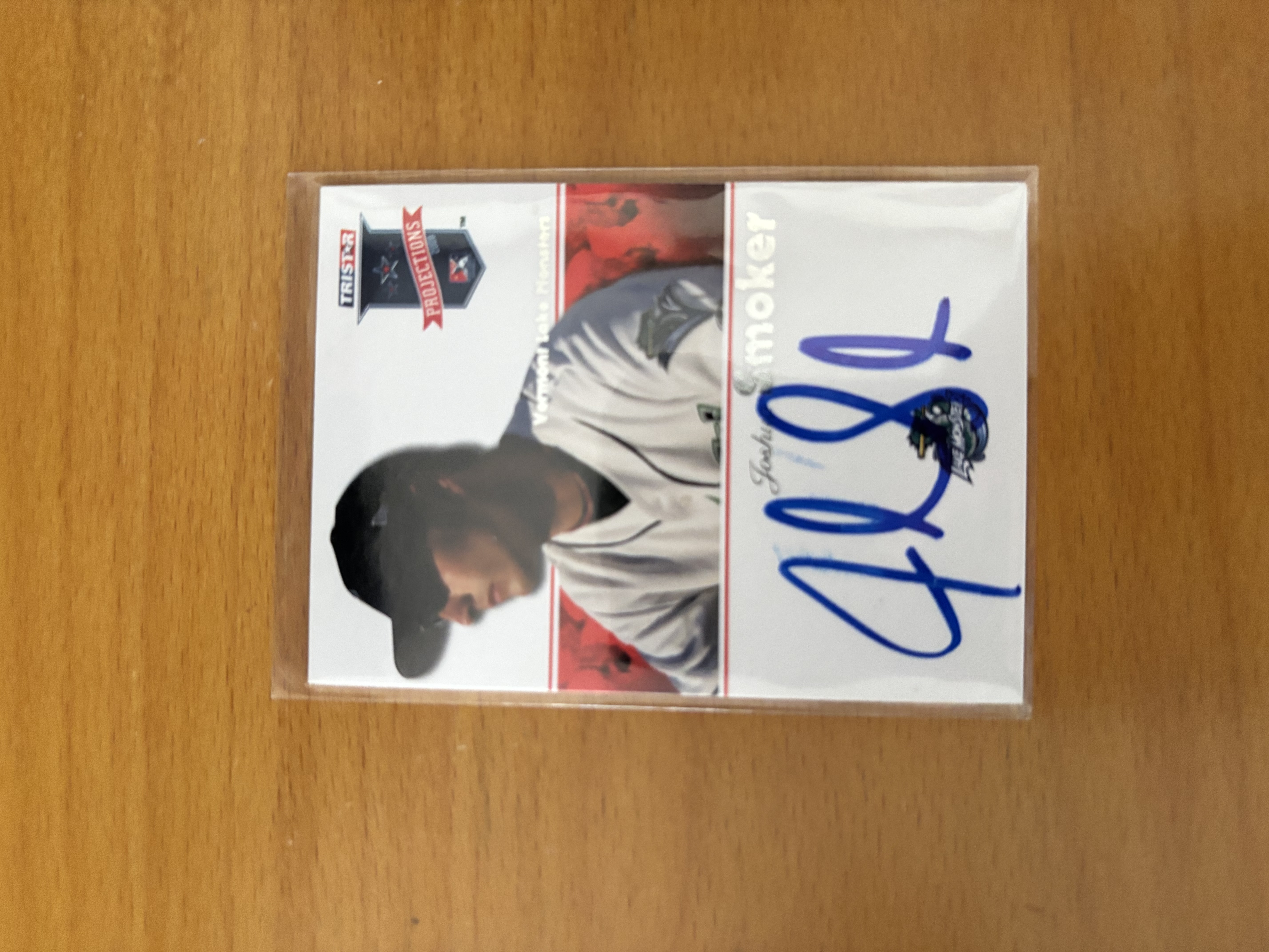 Autographed Baseball Trading Card
