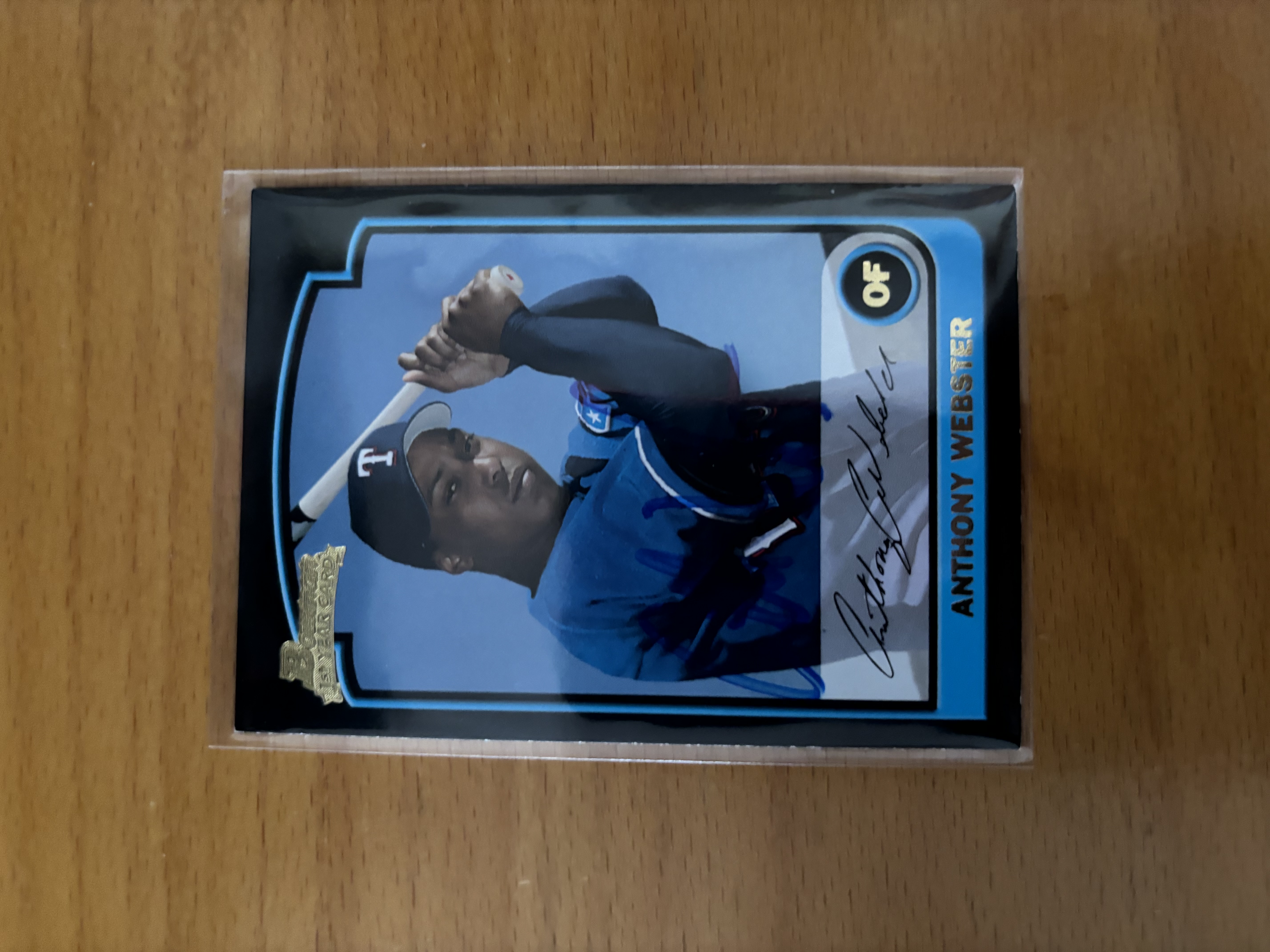 Anthony Webster Baseball Trading Card