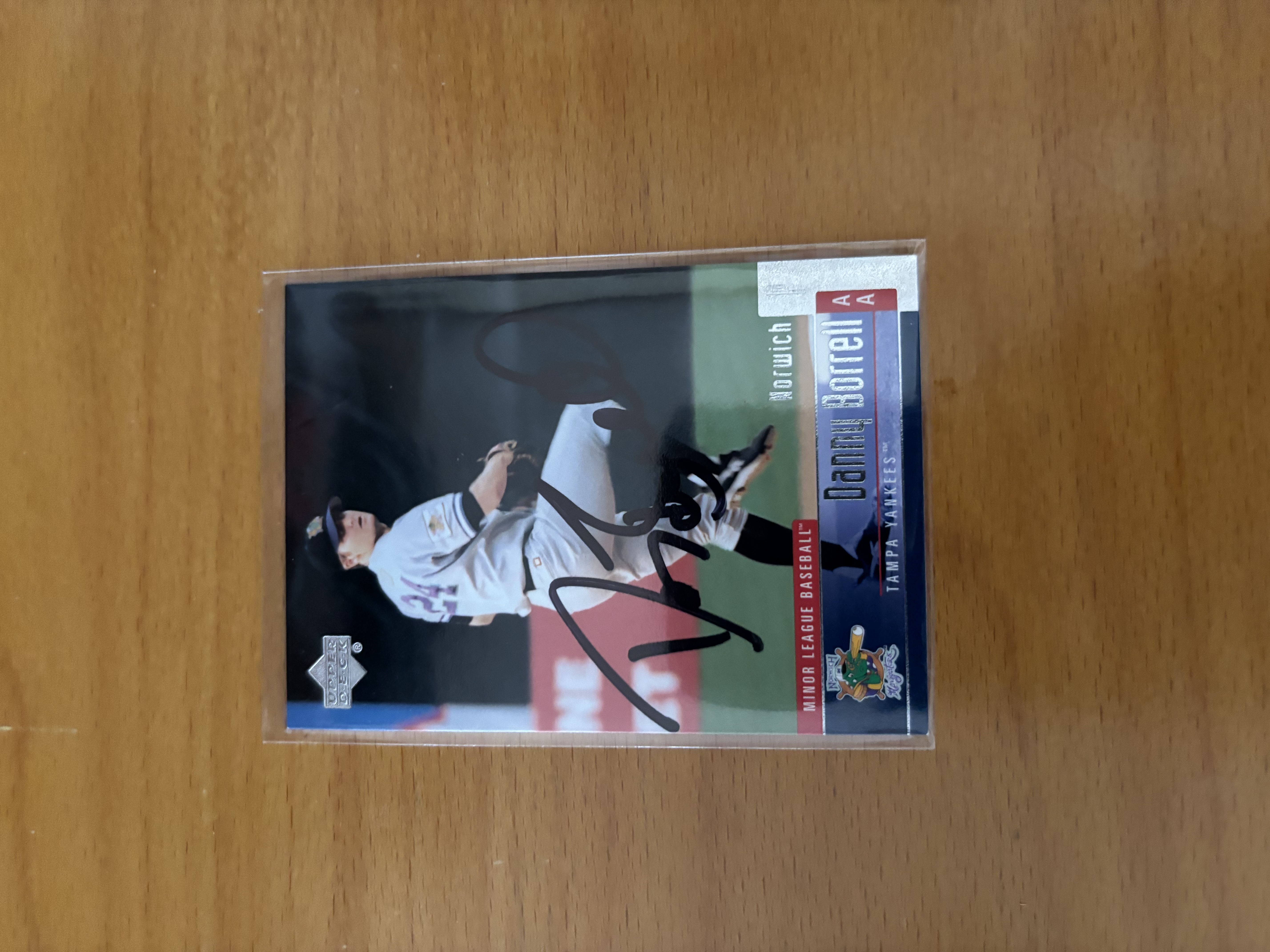 Signed Baseball Trading Card