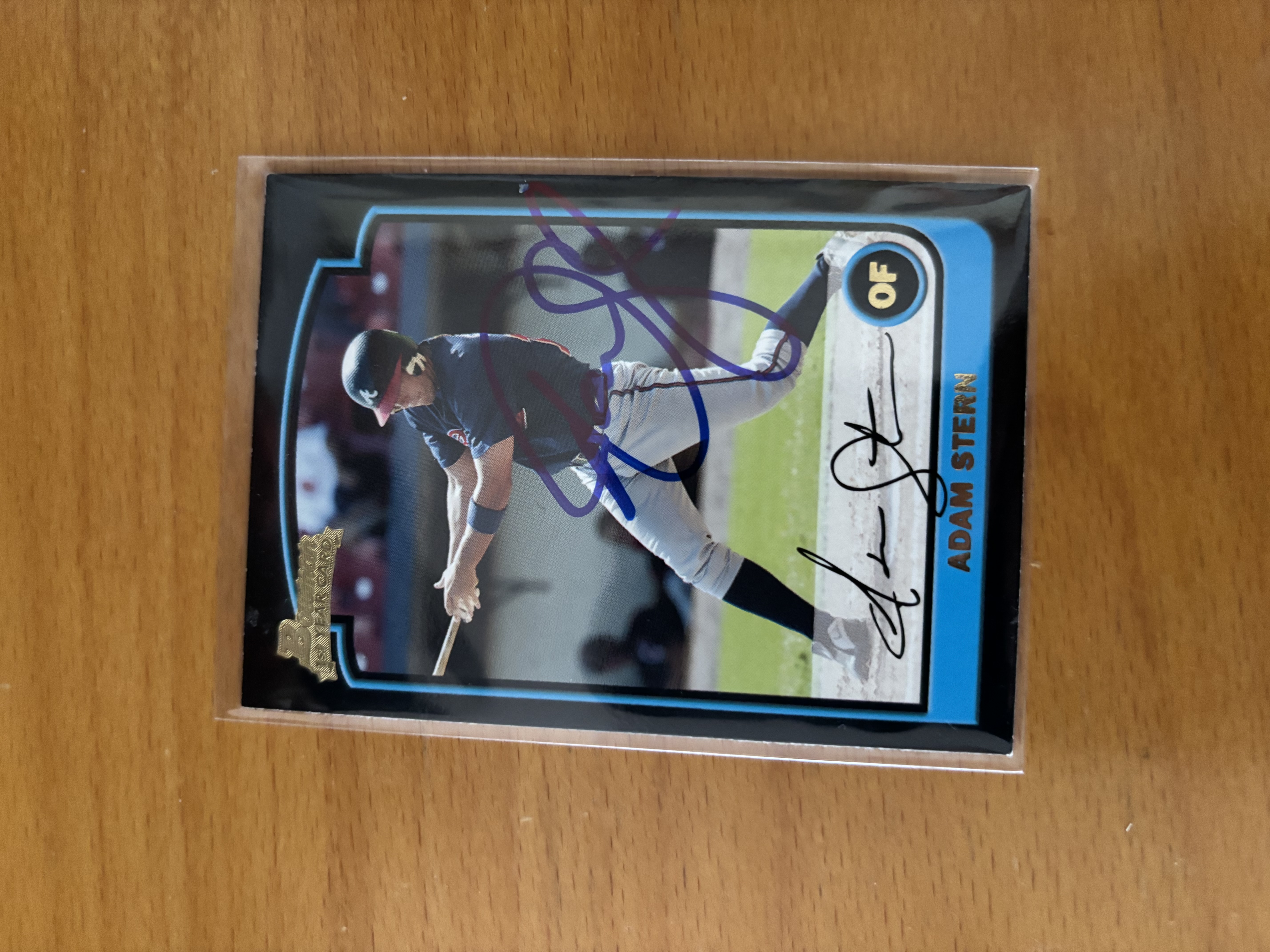 Adam Stern Autographed Baseball Card