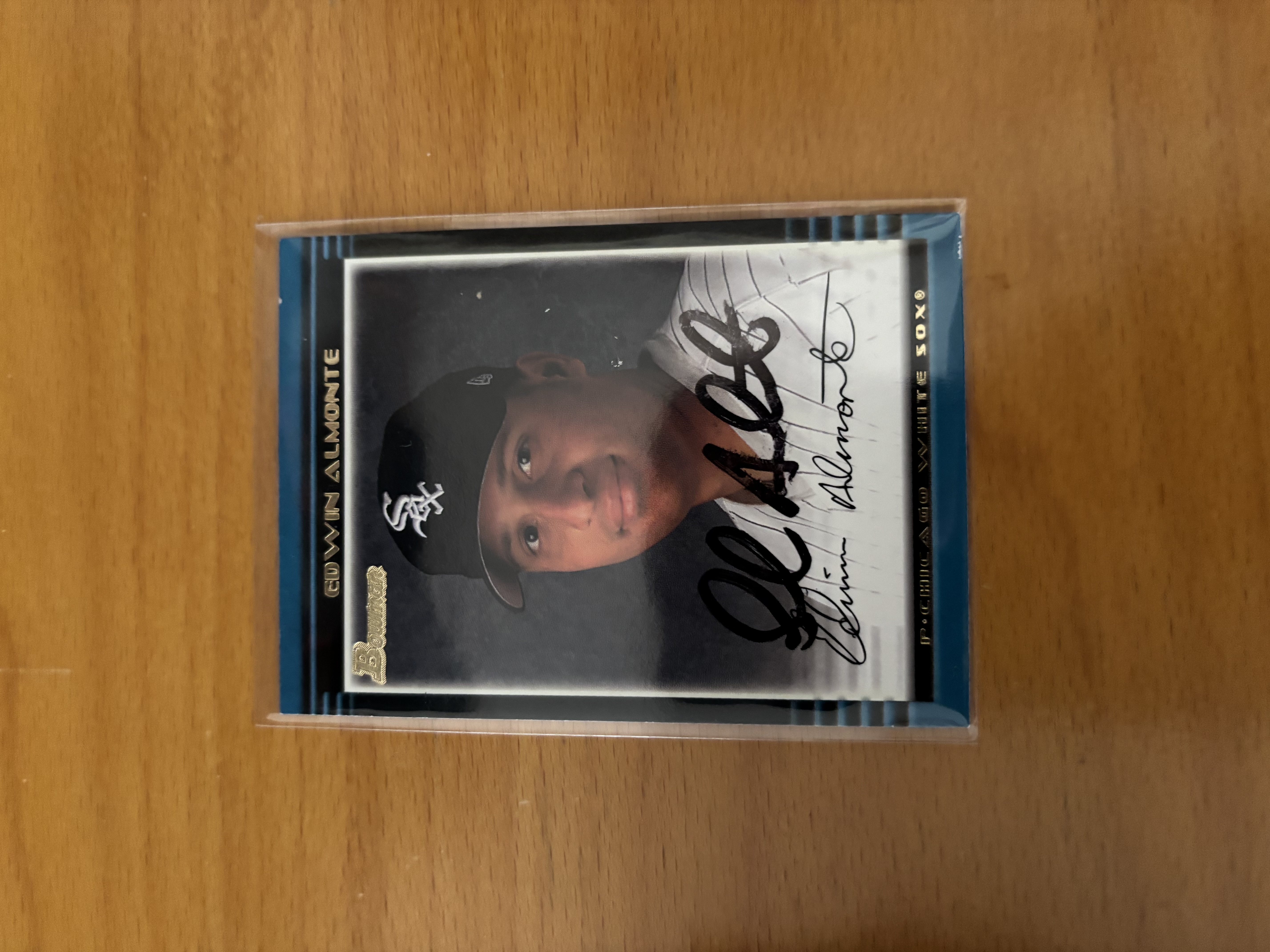 Edwin Almonte Autographed Baseball Card