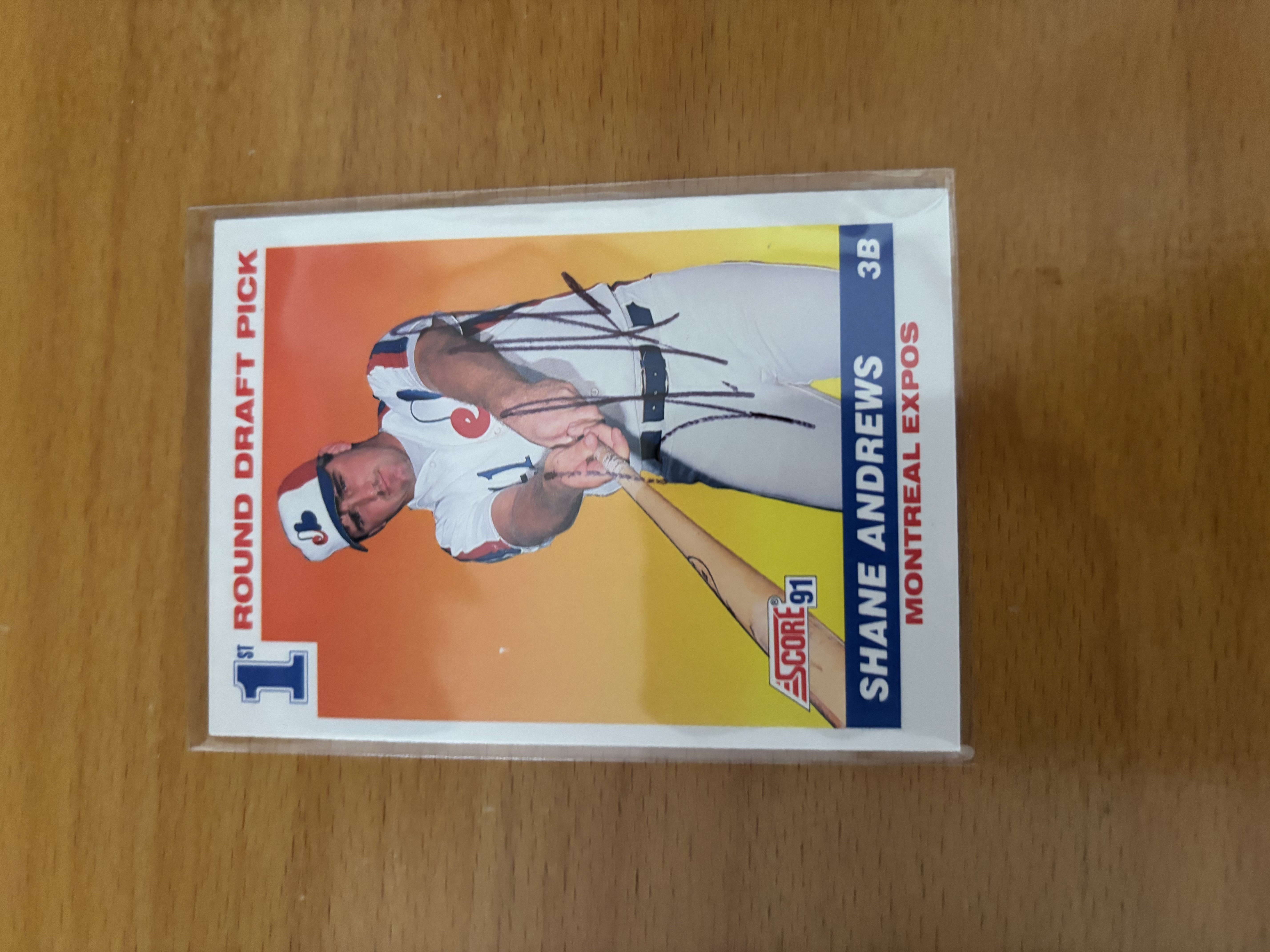 Shane Andrews Montreal Expos Baseball Card