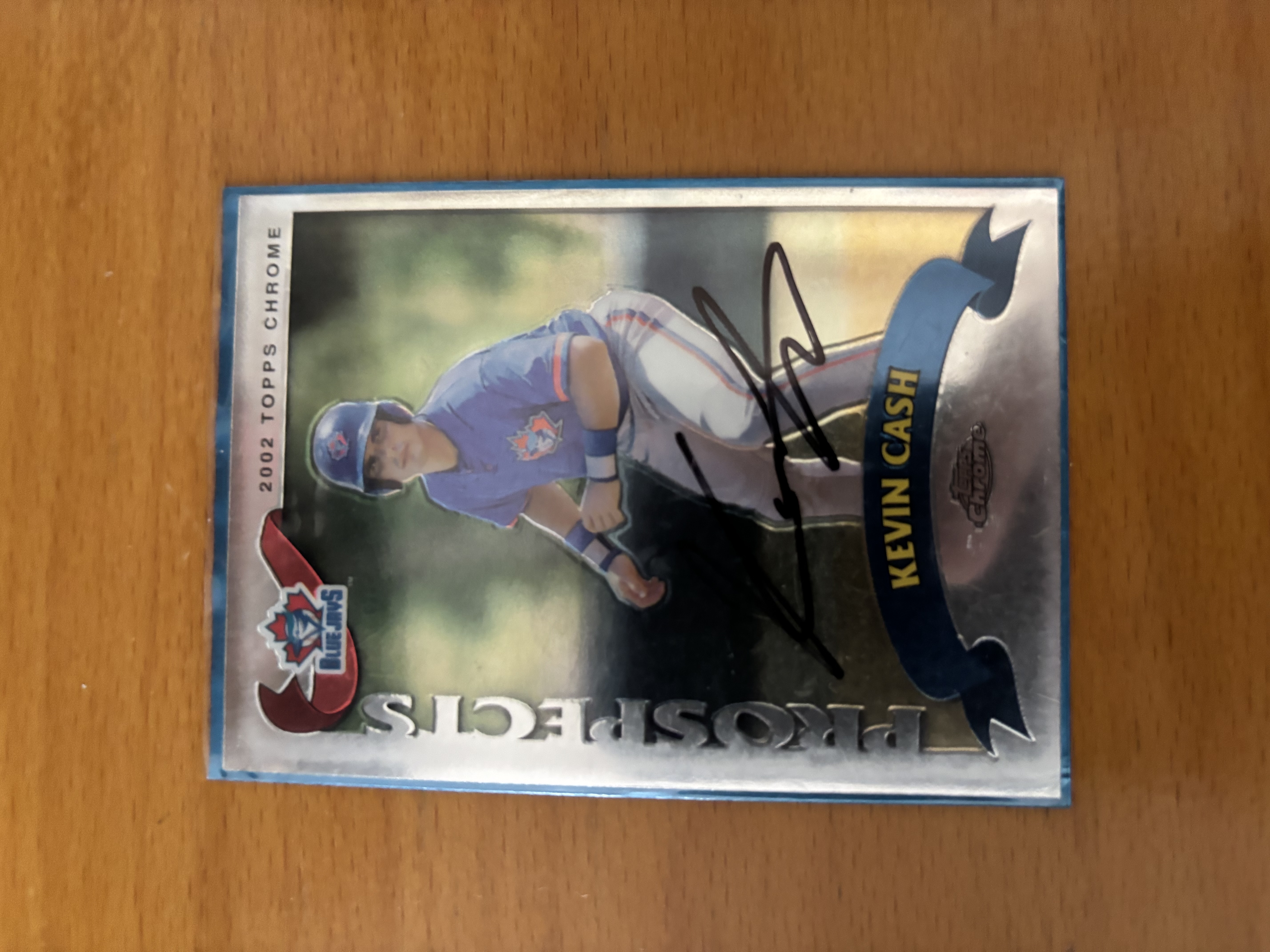 2002 Topps Chrome Kevin Cash Signed Baseball Card