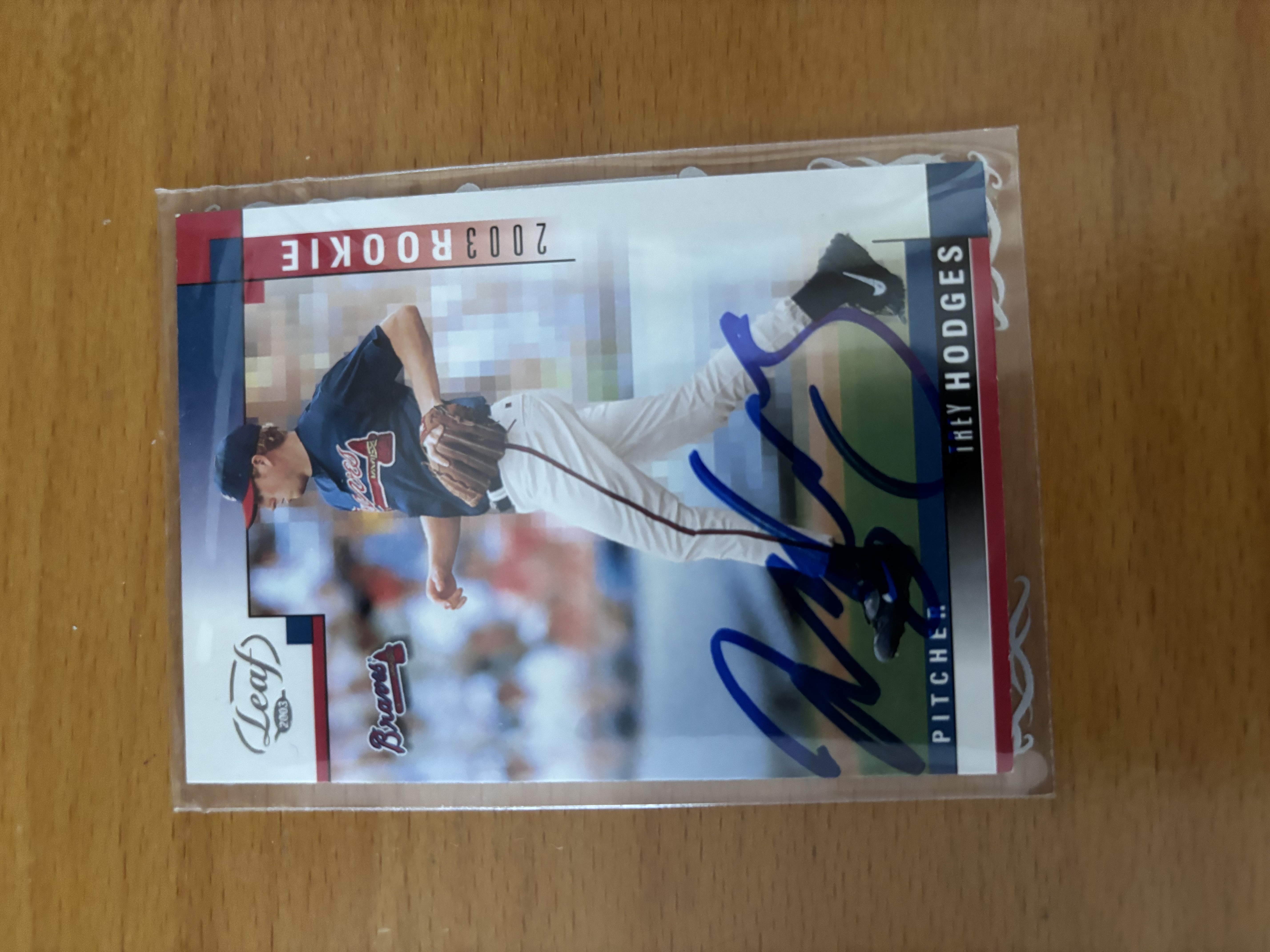 2003 Jeff Hodges Rookie Baseball Card