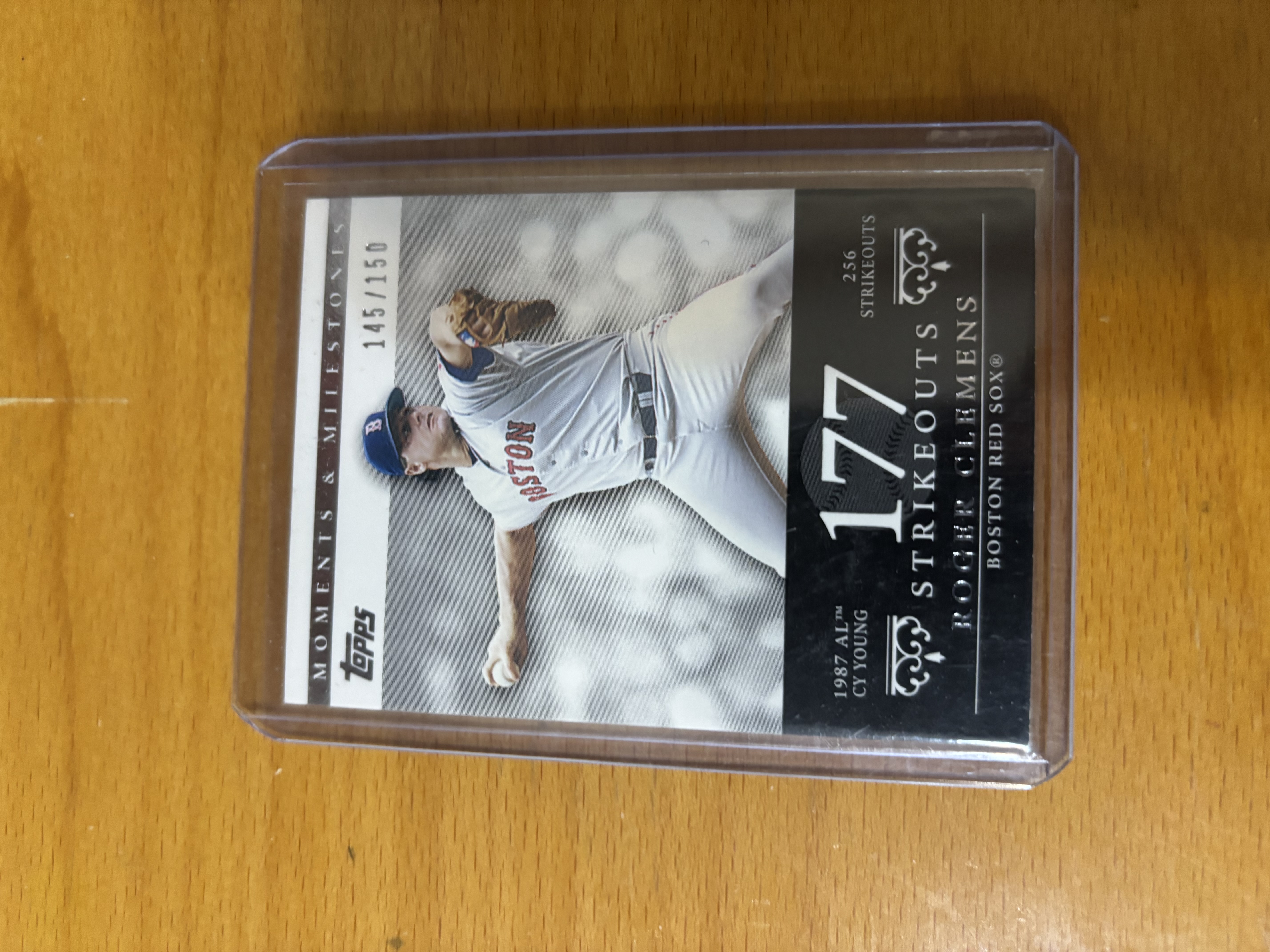 Roger Clemens Commemorative Baseball Card