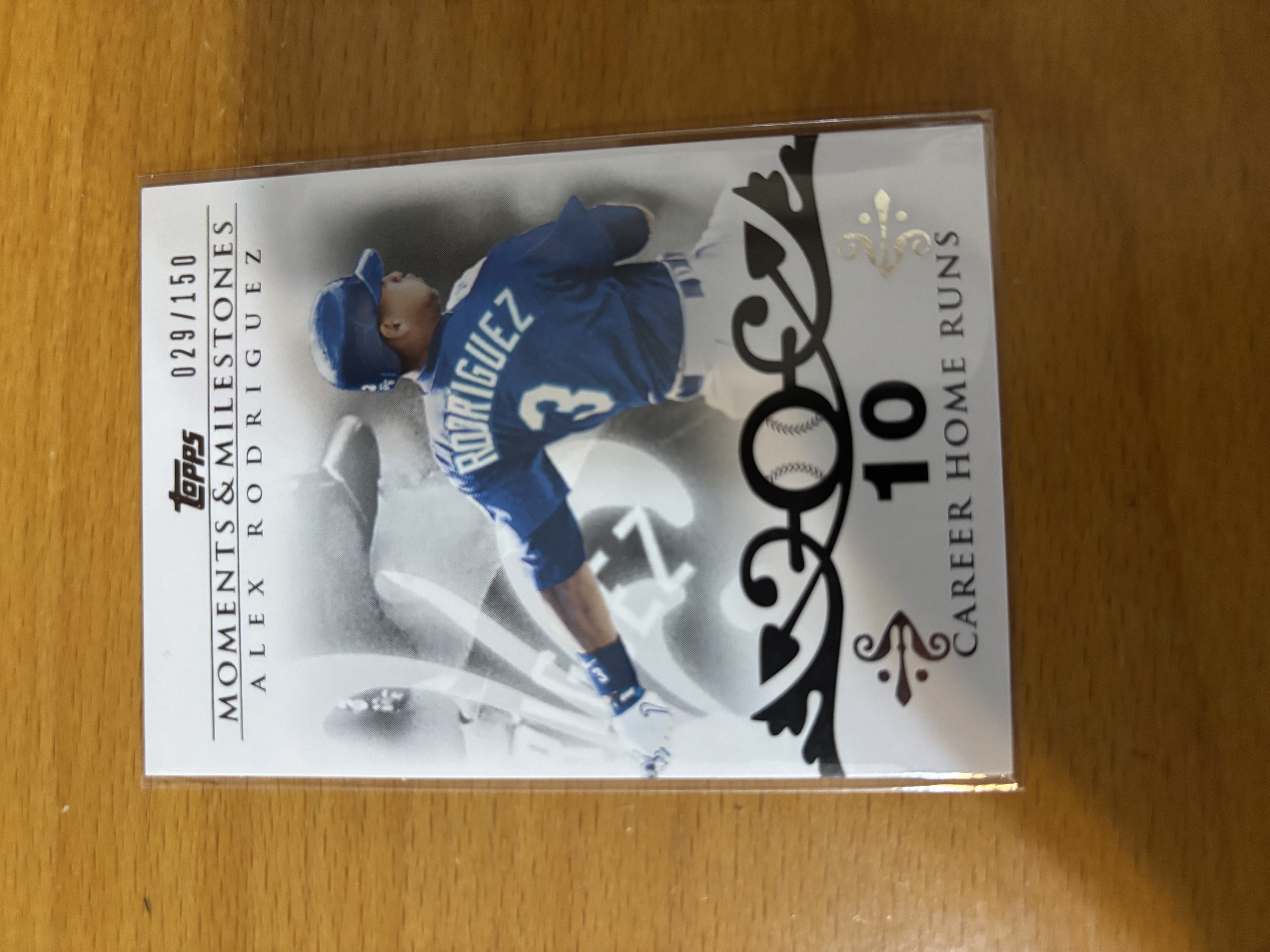 Alex Rodriguez Topps Baseball Card