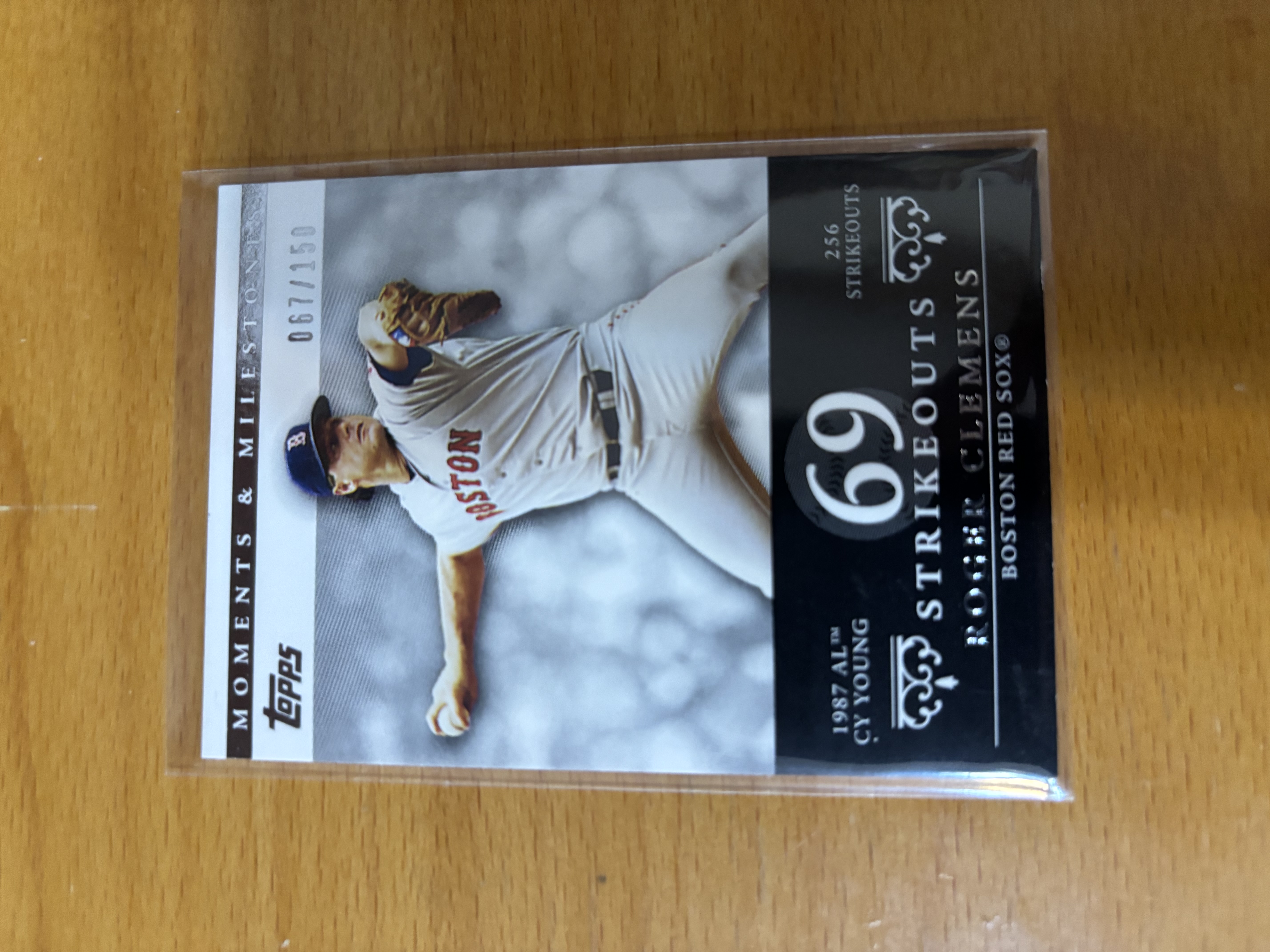 Topps Moments & Milestones Cy Young Baseball Card