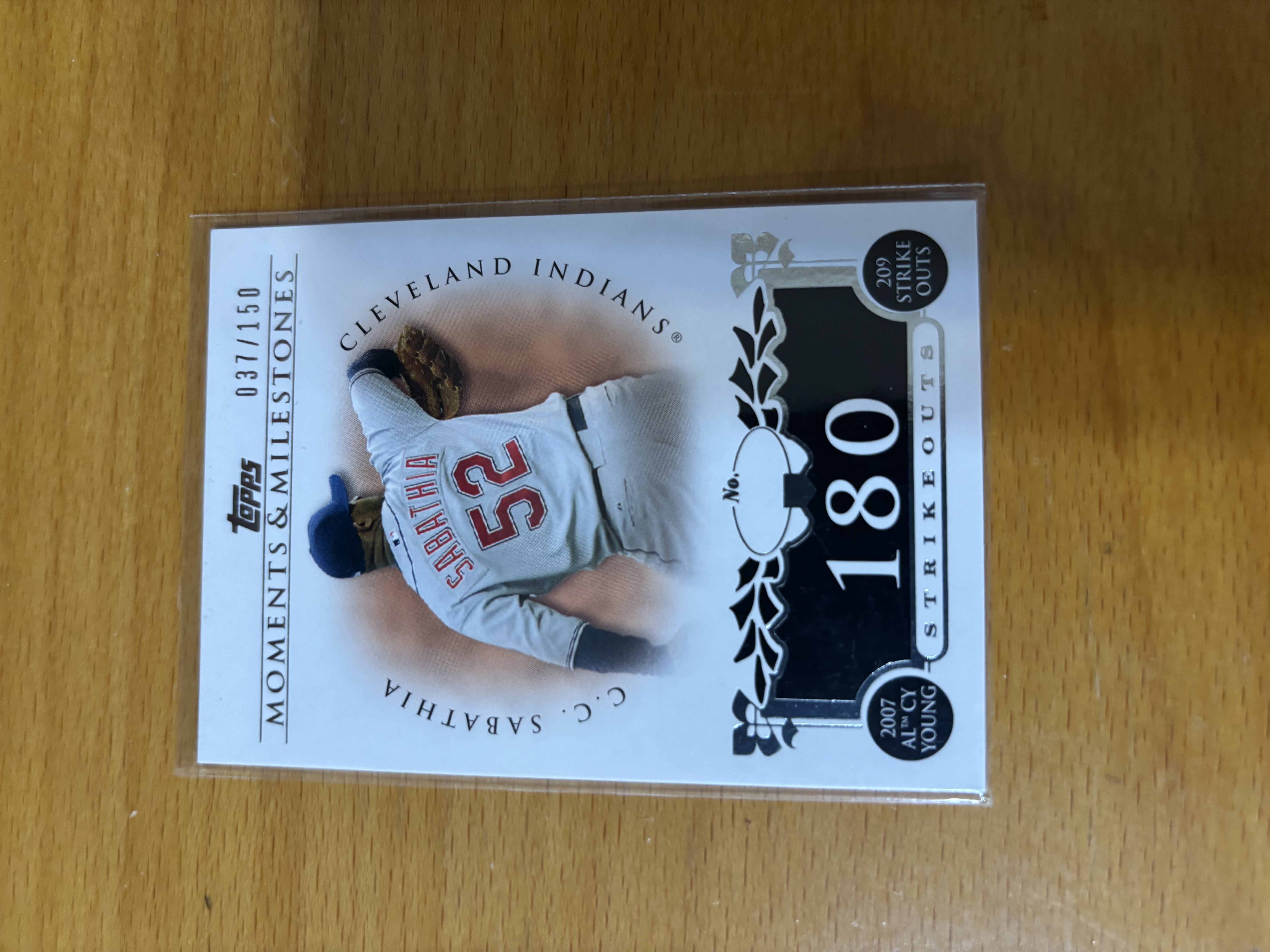 C.C. Sabathia Cleveland Indians Baseball Card