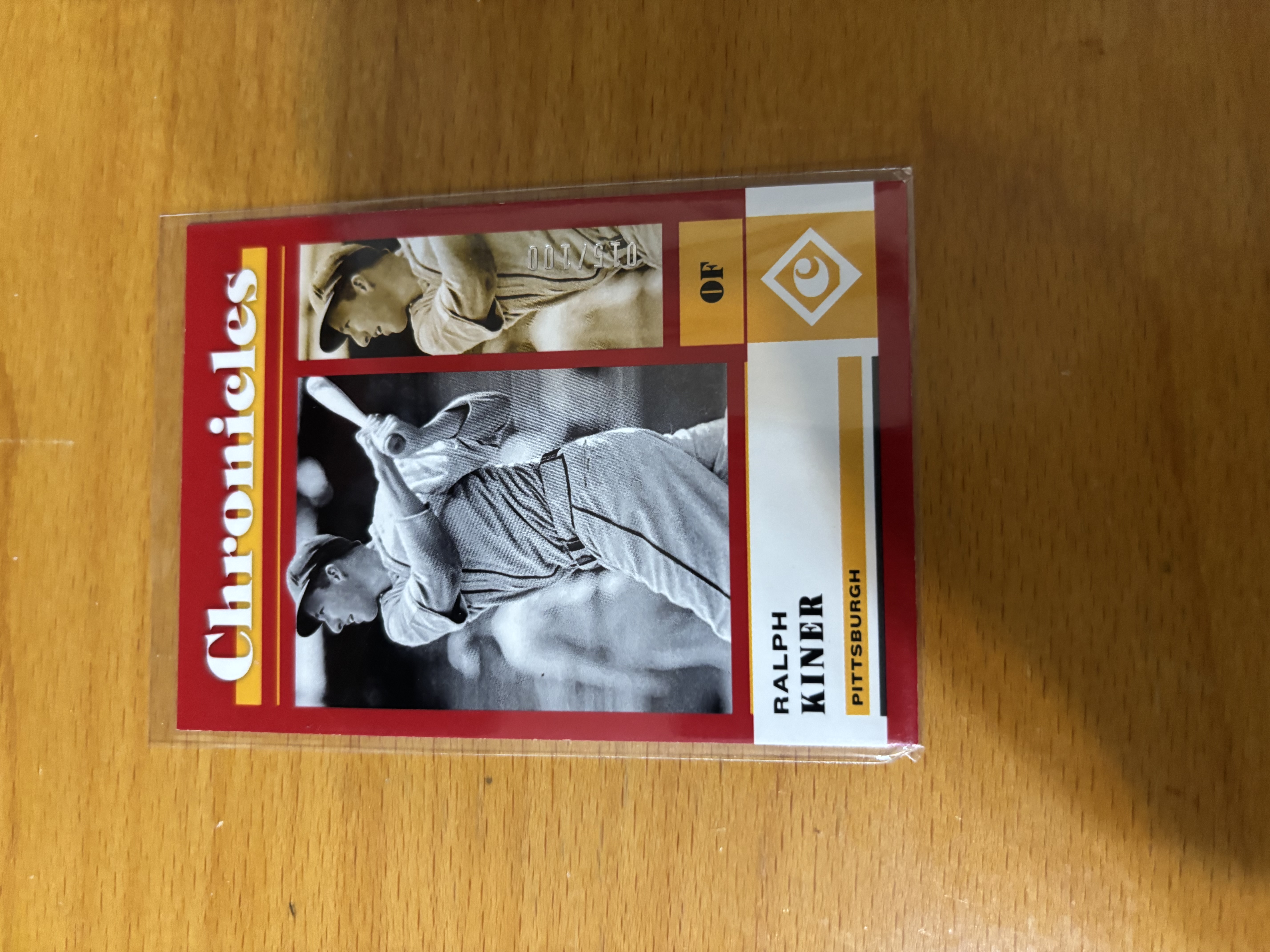 Ralph Kiner Chronicles Trading Card
