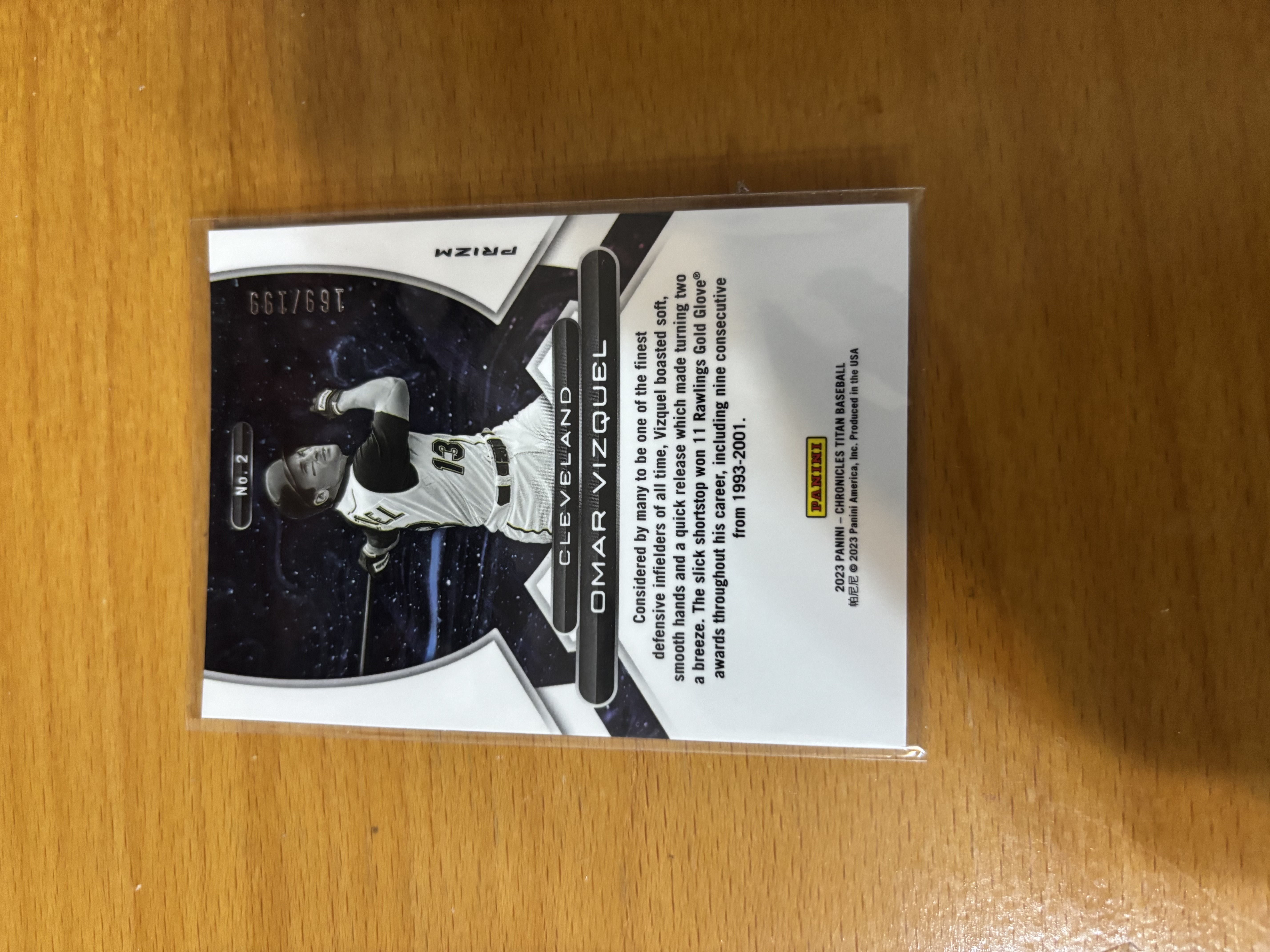 Omar Vizquel Baseball Trading Card