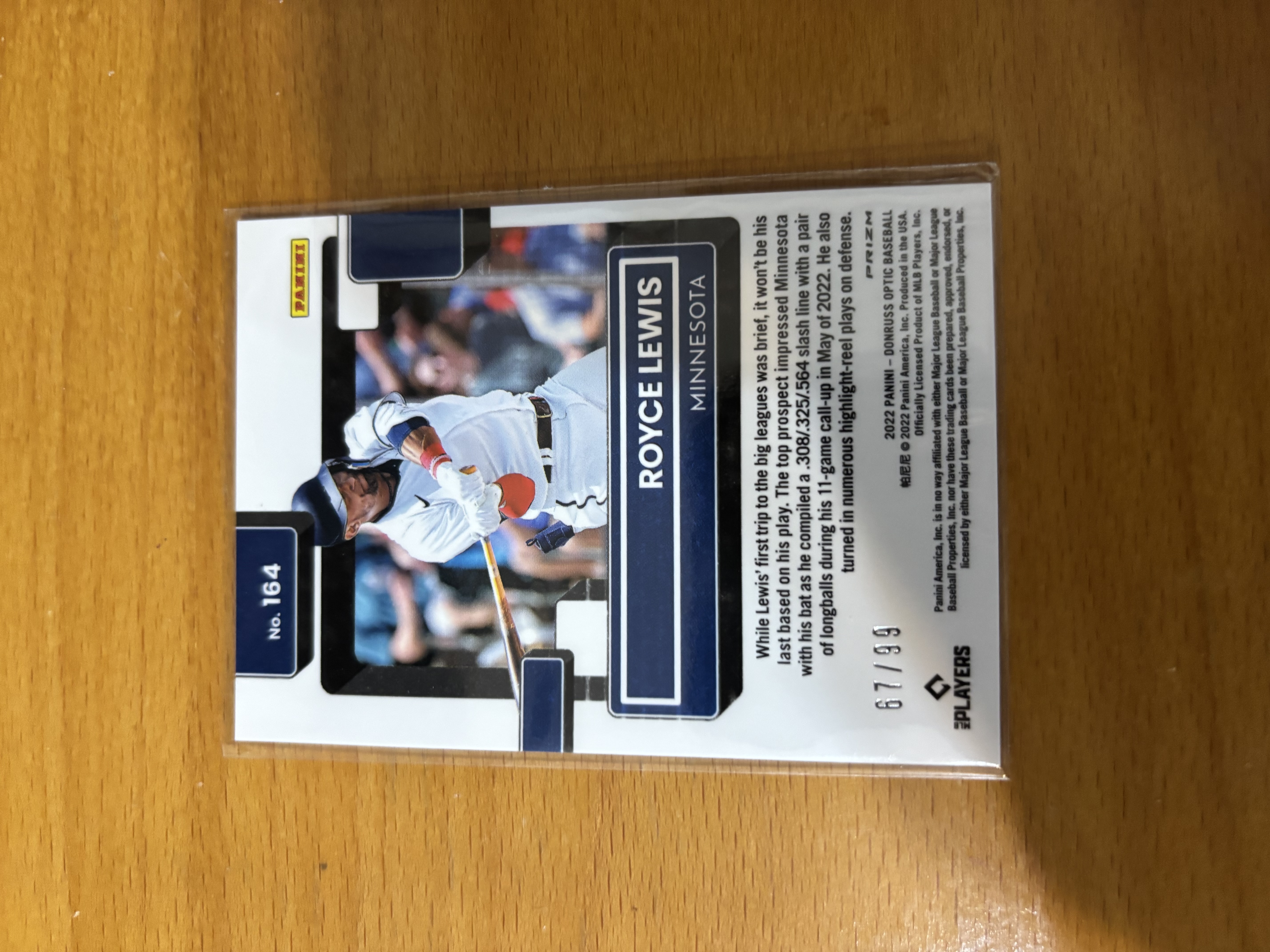 Royce Lewis Baseball Trading Card