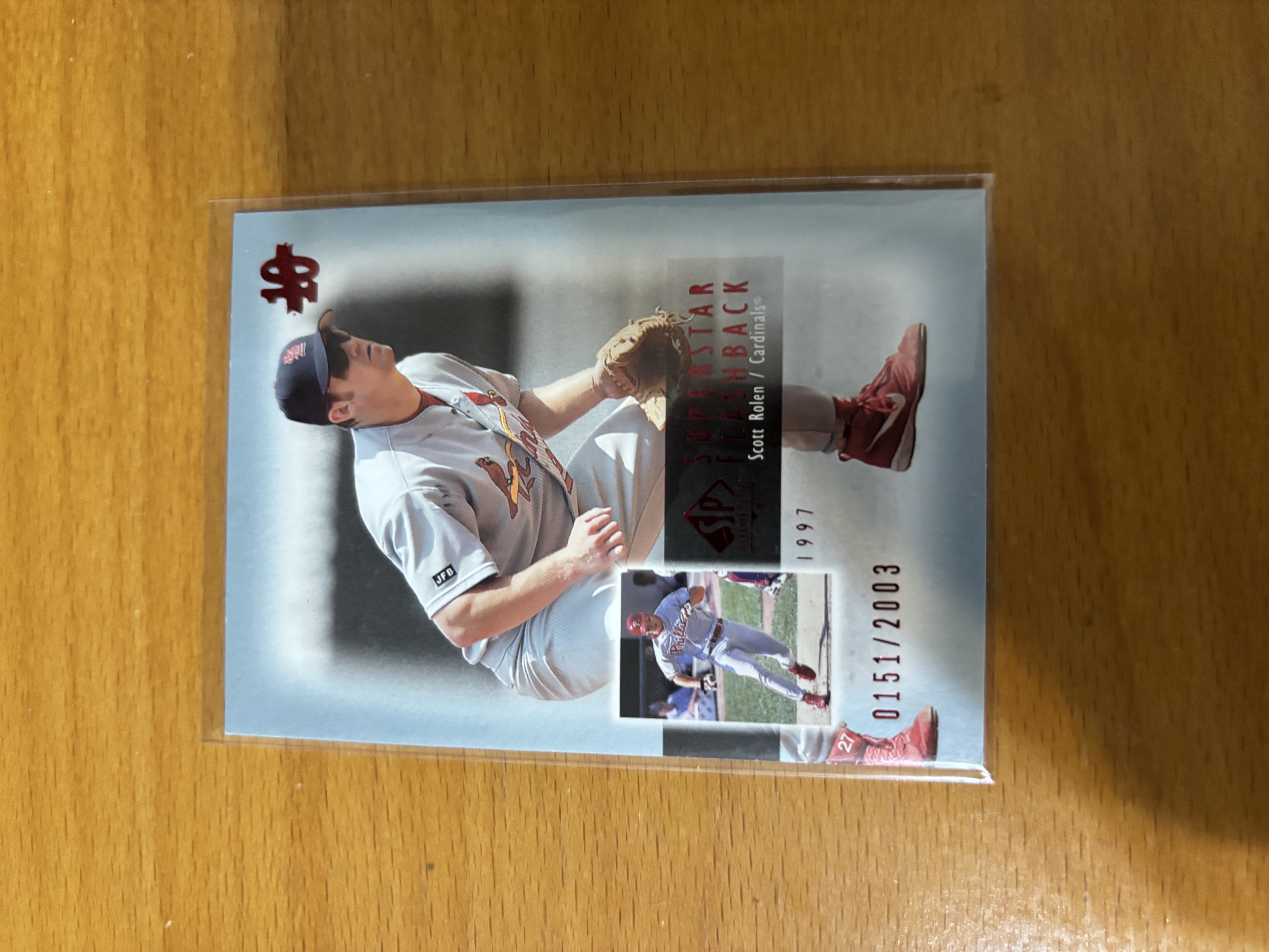 2003 Upper Deck Scott Rolen Baseball Card