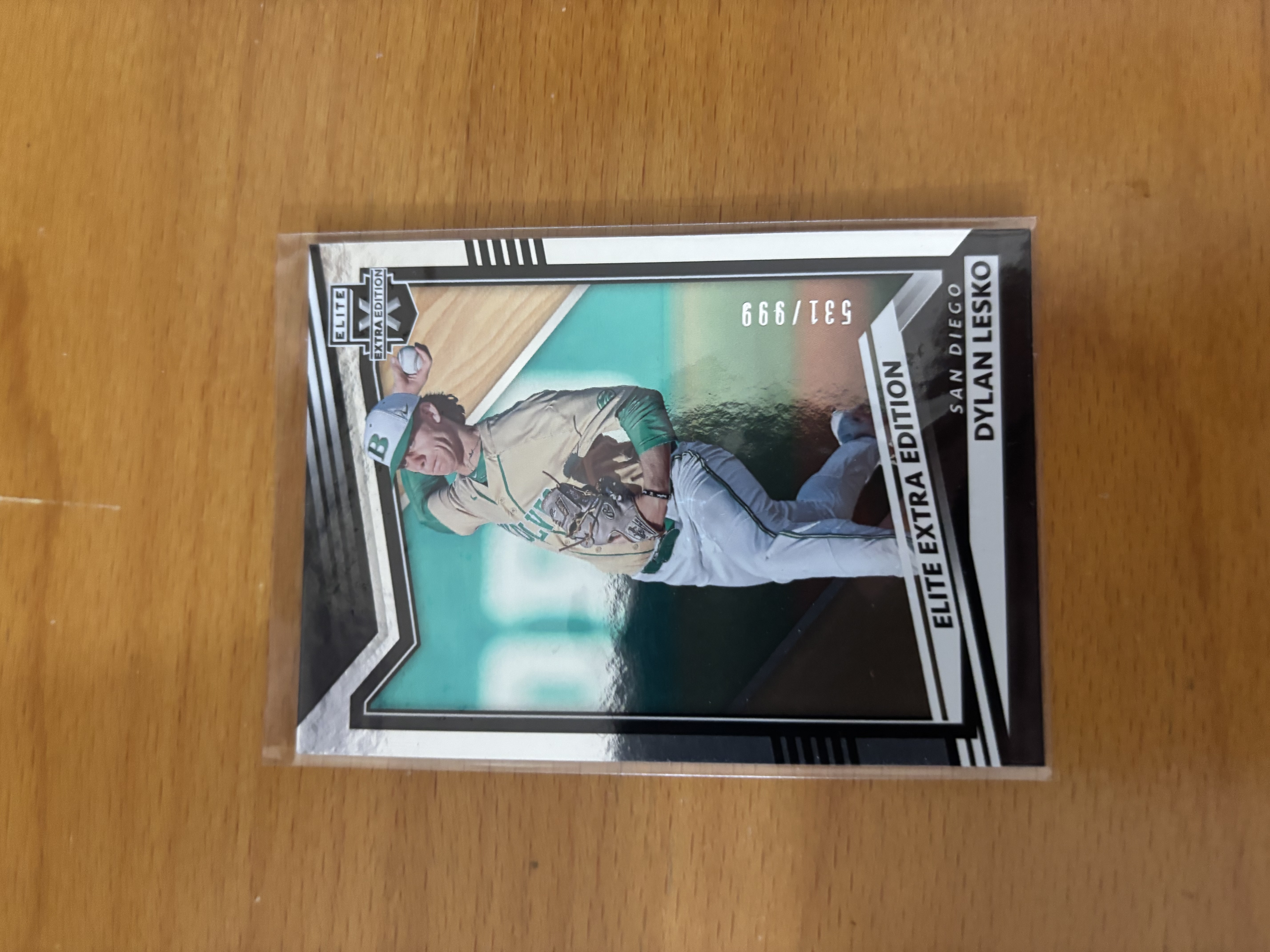 Dylan Lesko Elite Extra Edition Baseball Card
