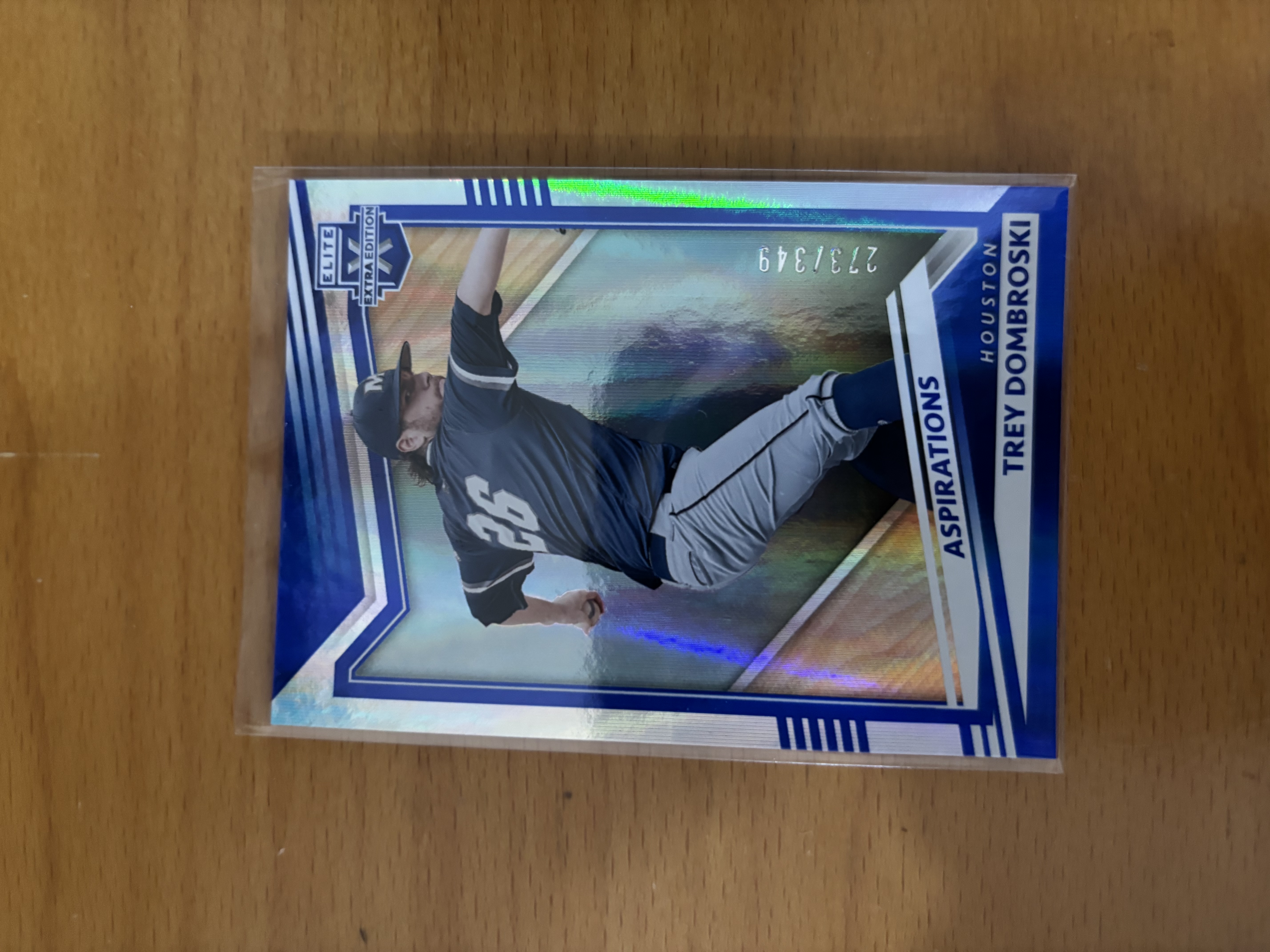 Trey Dombroski Aspirations Rookie Baseball Card