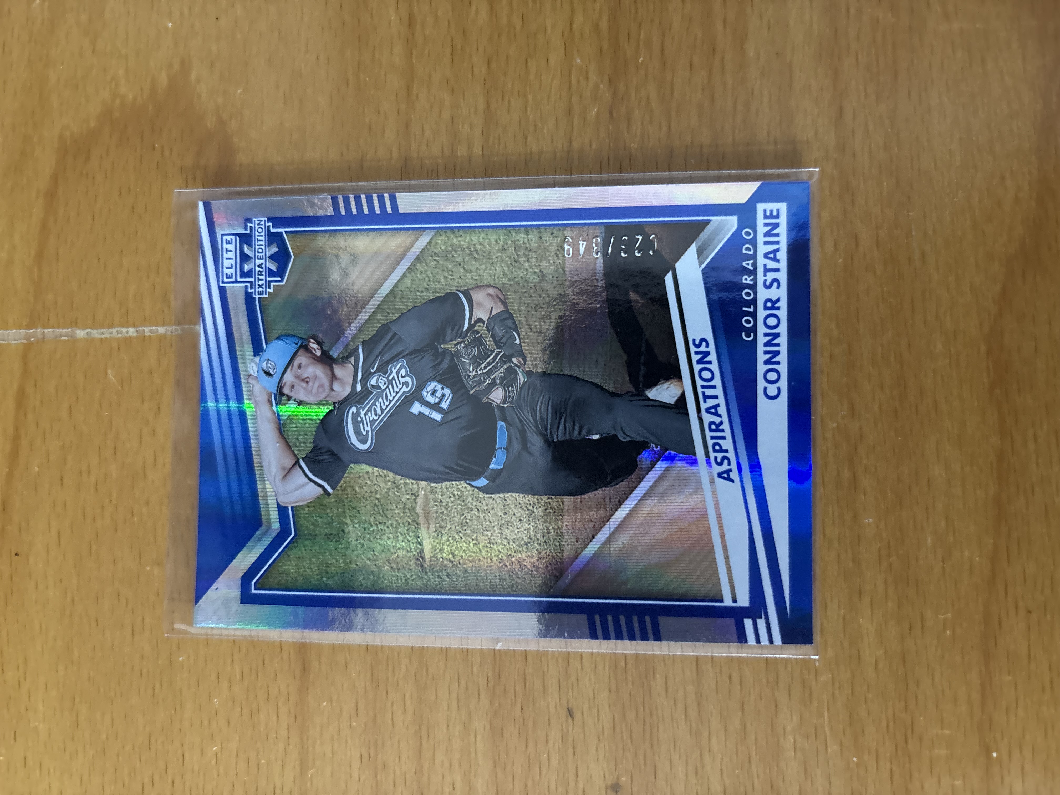 Connor Staine Baseball Trading Card