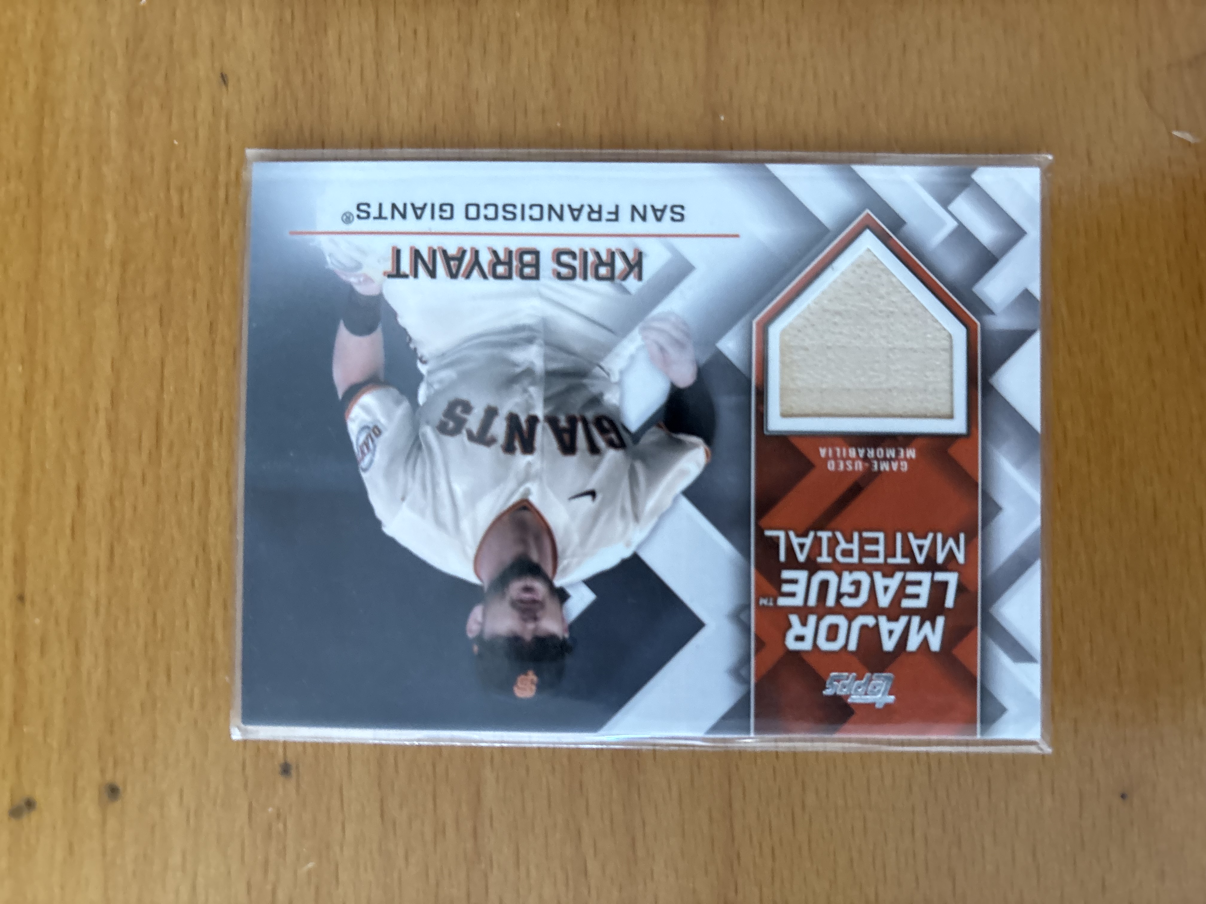 Kris Bryant San Francisco Giants Major League Material Card