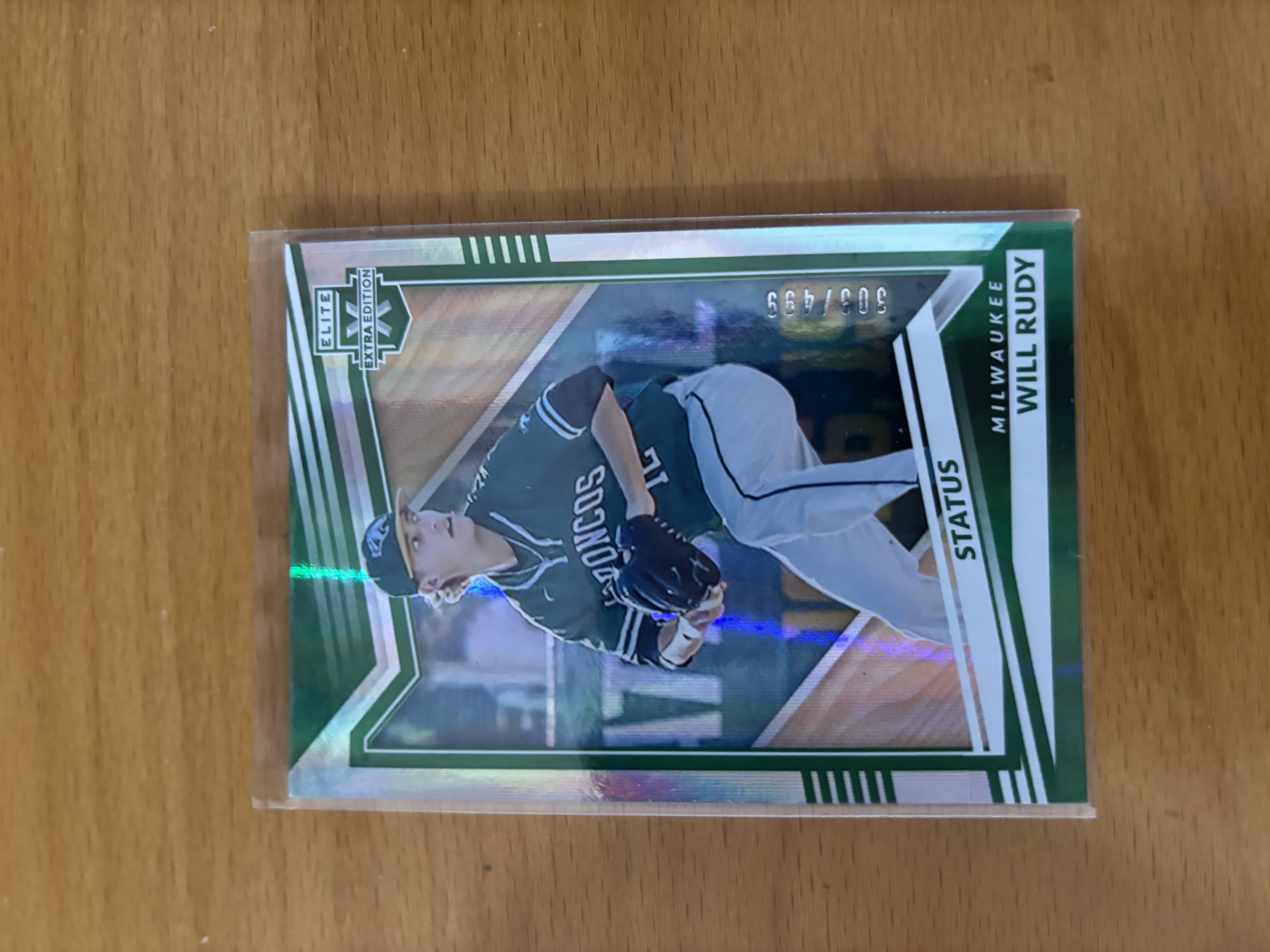 Will Rudy Status Baseball Card
