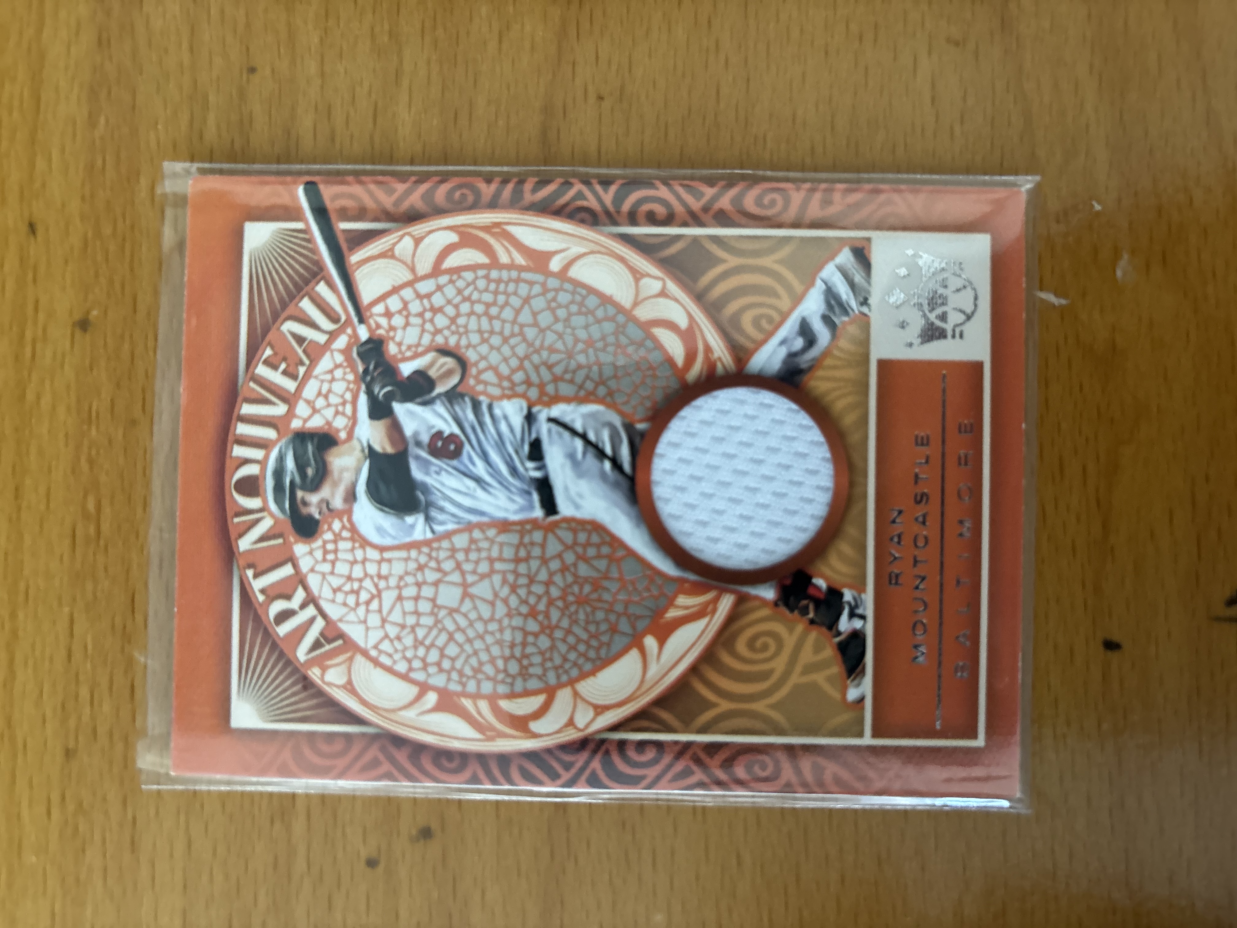 Art Nouveau Baseball Trading Card