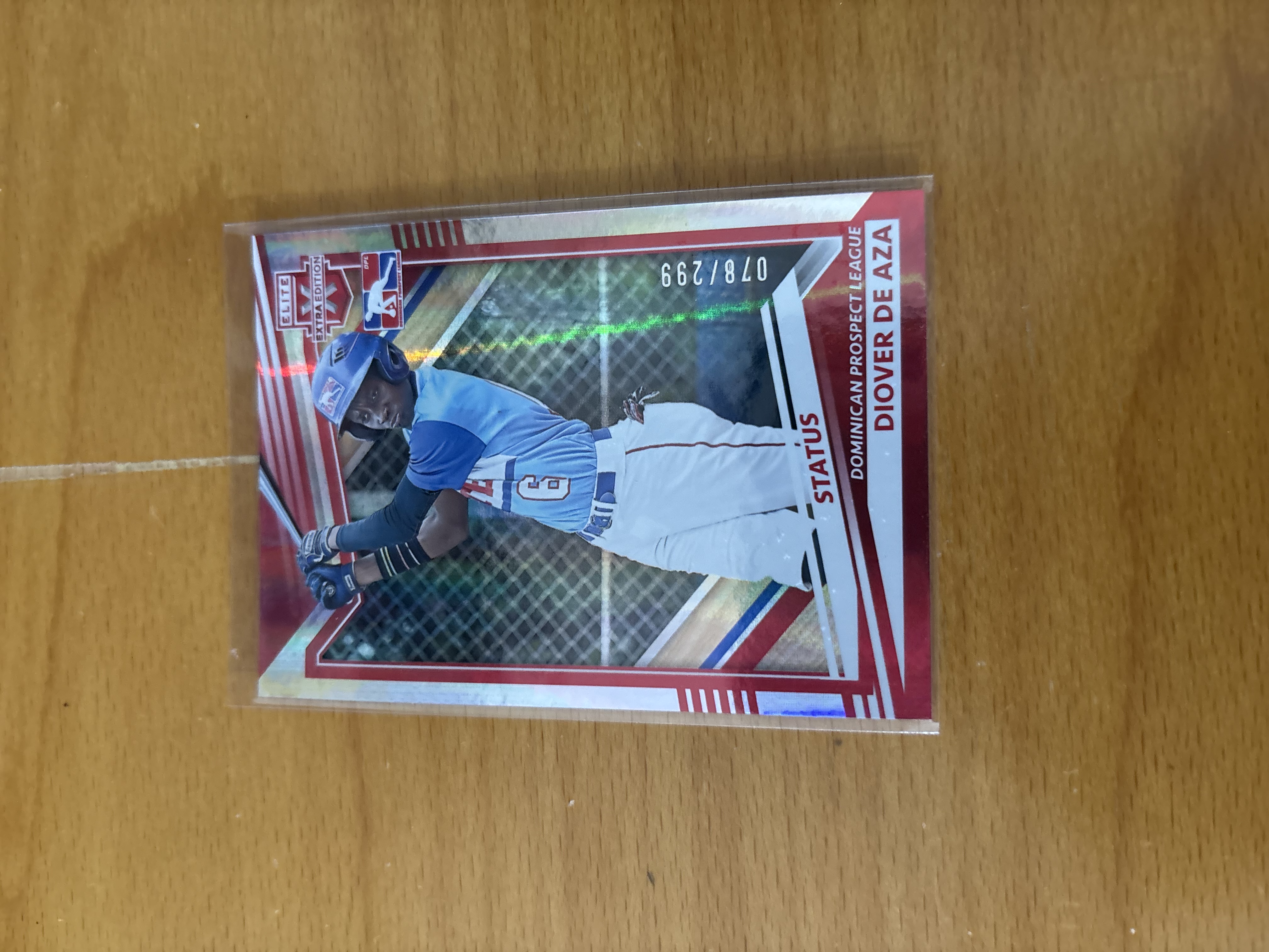 Diover De La Cruz Baseball Card