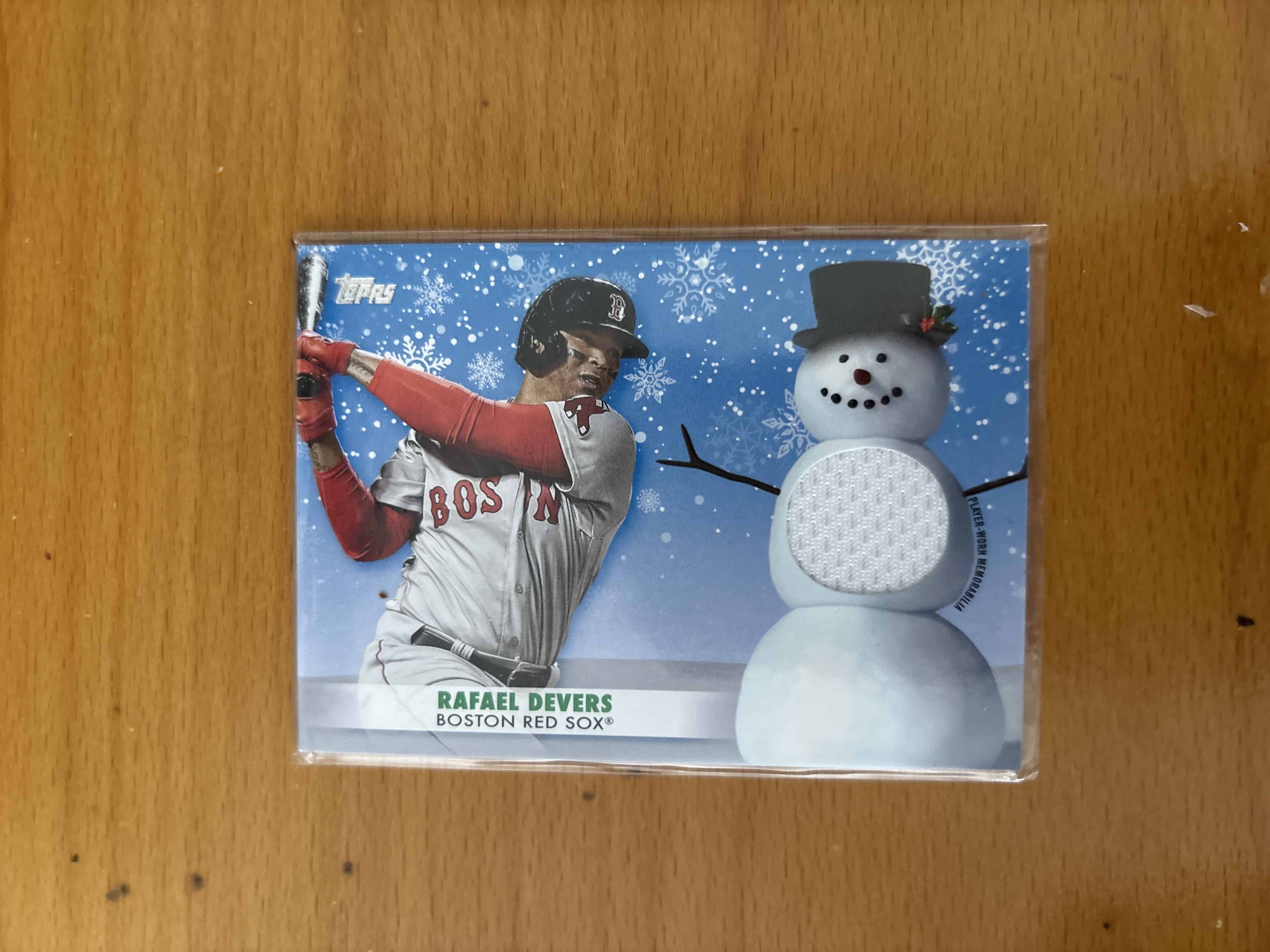 Rafael Devers Boston Red Sox Baseball Card