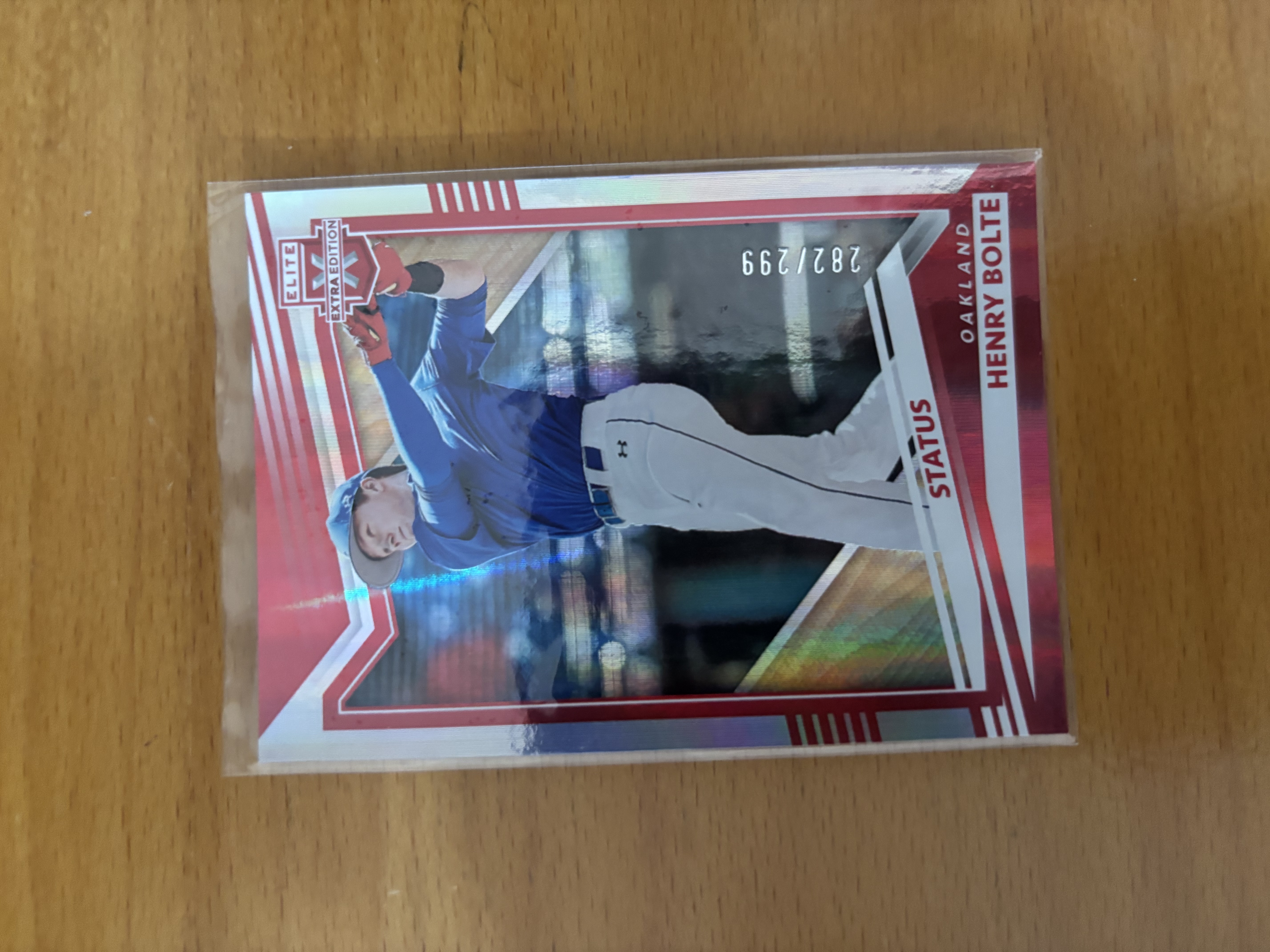 Henry Bolte Status Baseball Card