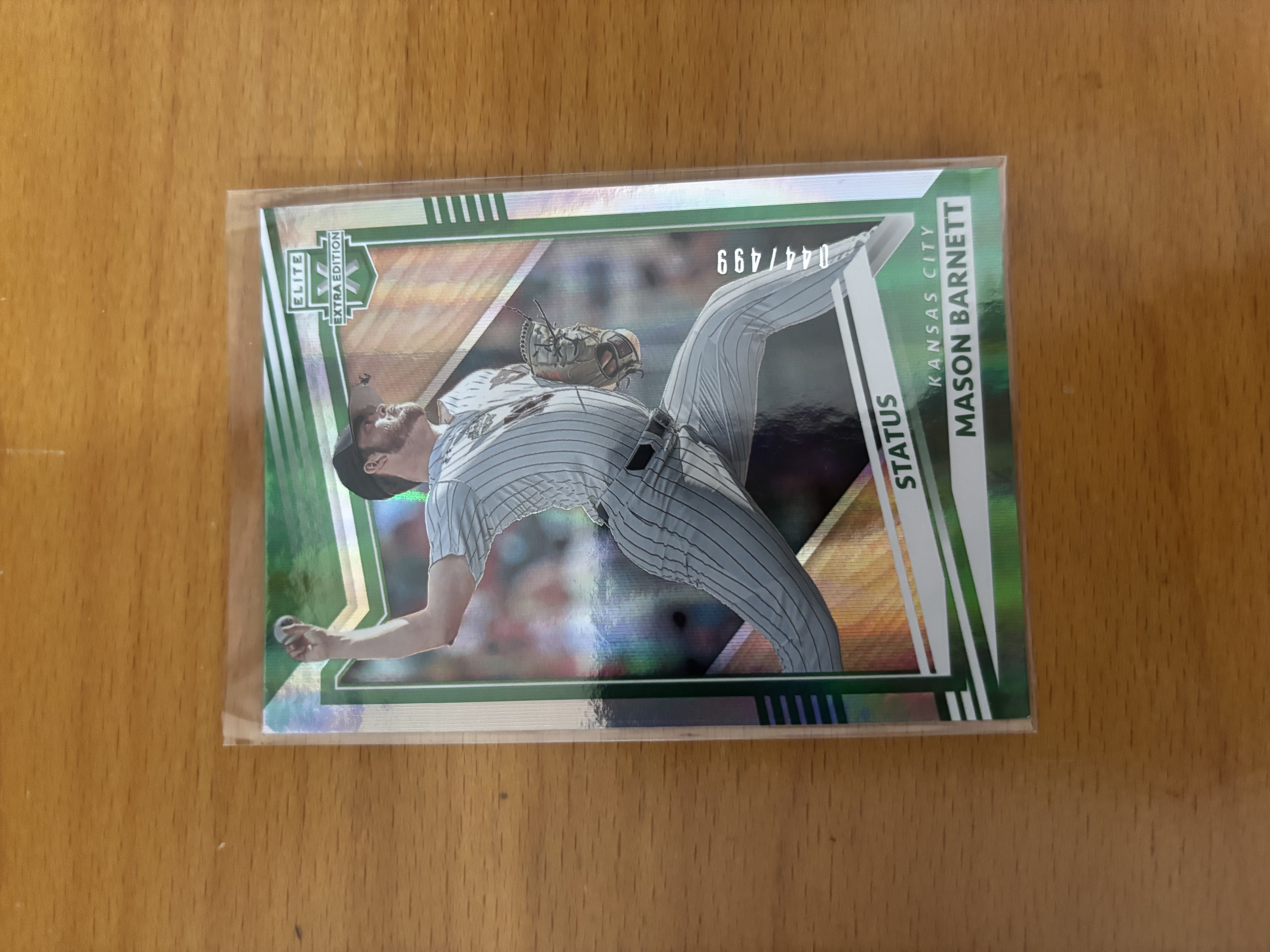 Mason Barnett Status Baseball Card