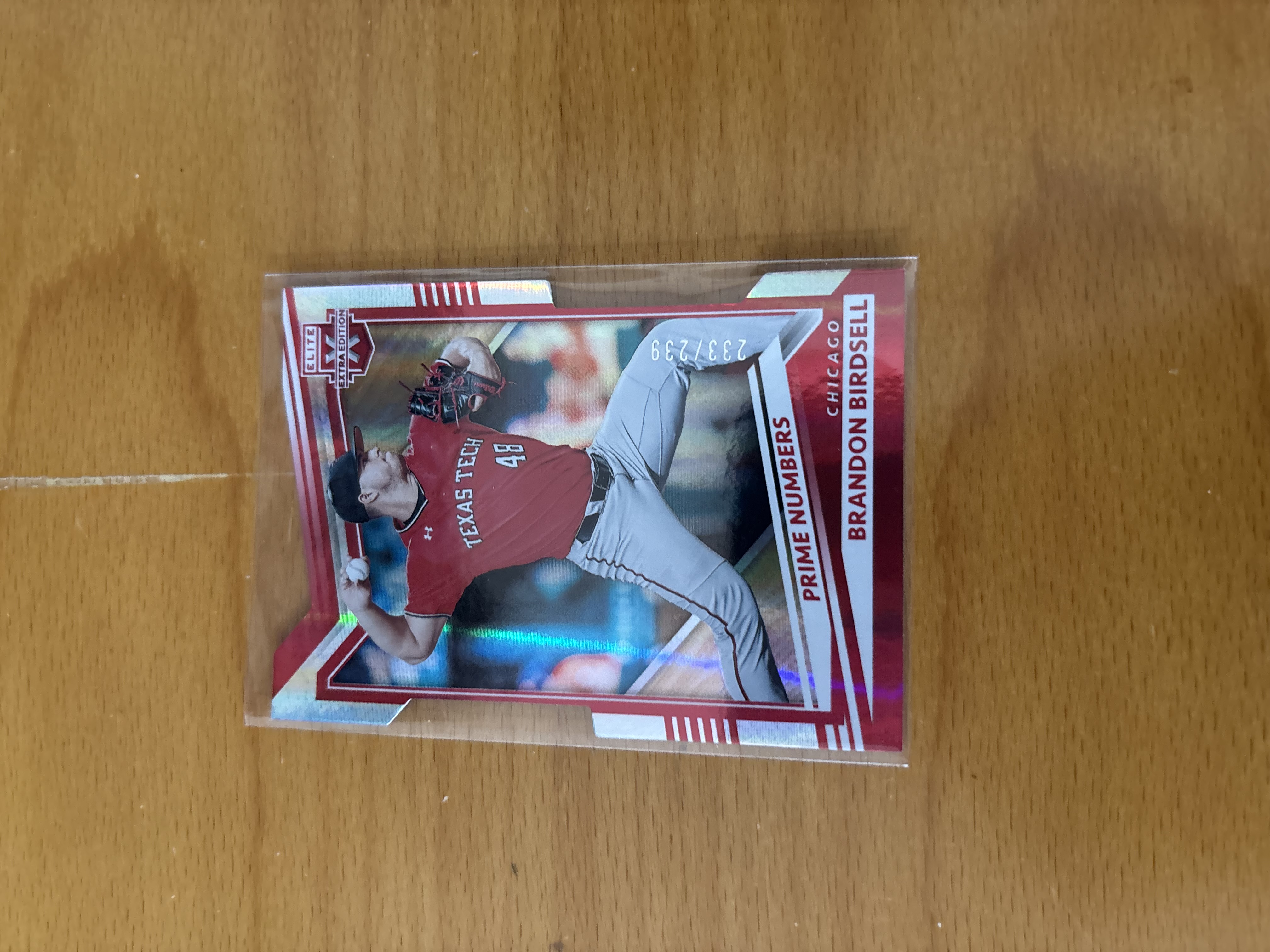 Brandon Birdsell Prime Numbers Baseball Card