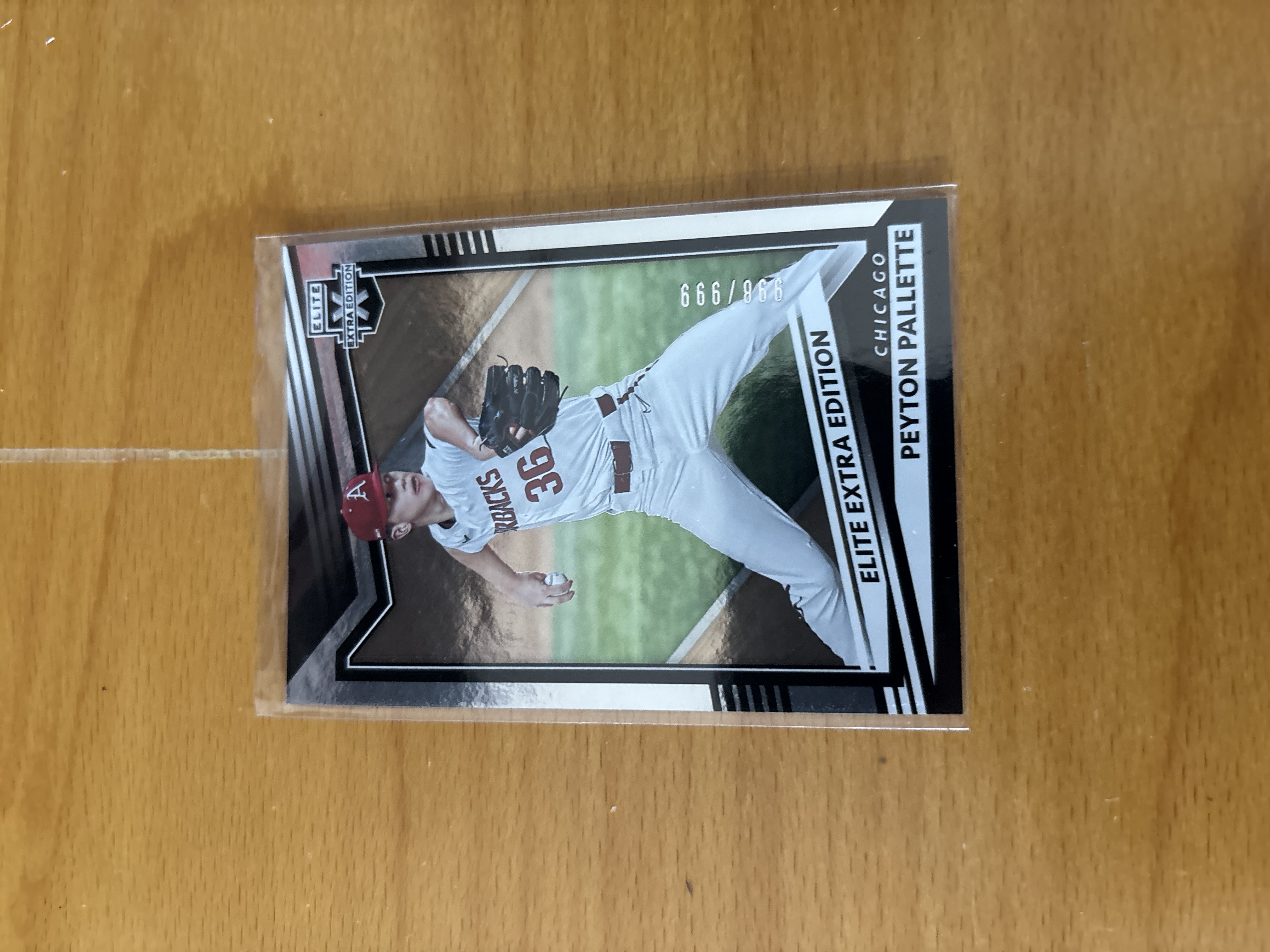 Peyton Pallette Elite Extra Edition Baseball Card