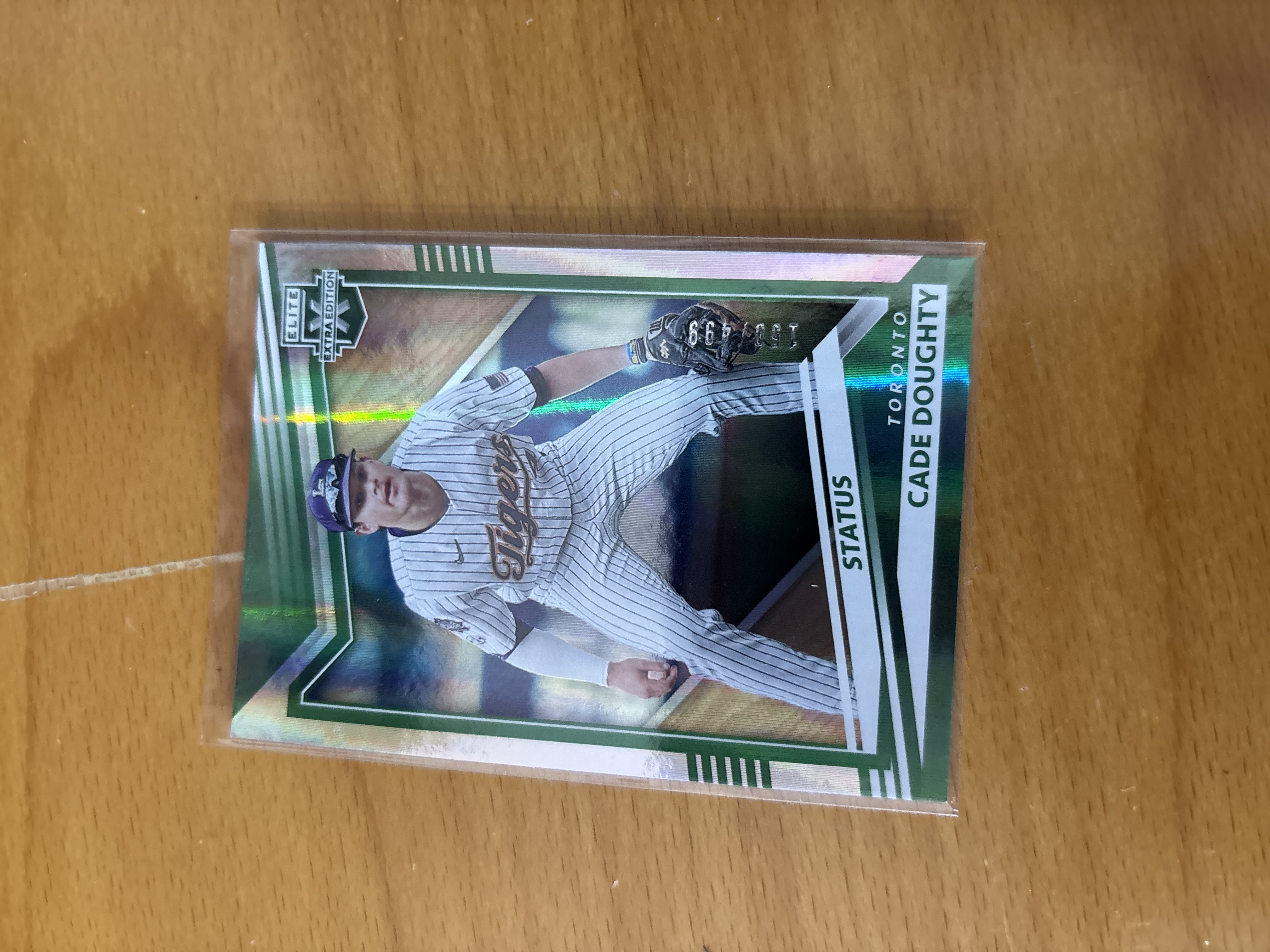 Cade Doughty Status Rookie Baseball Card
