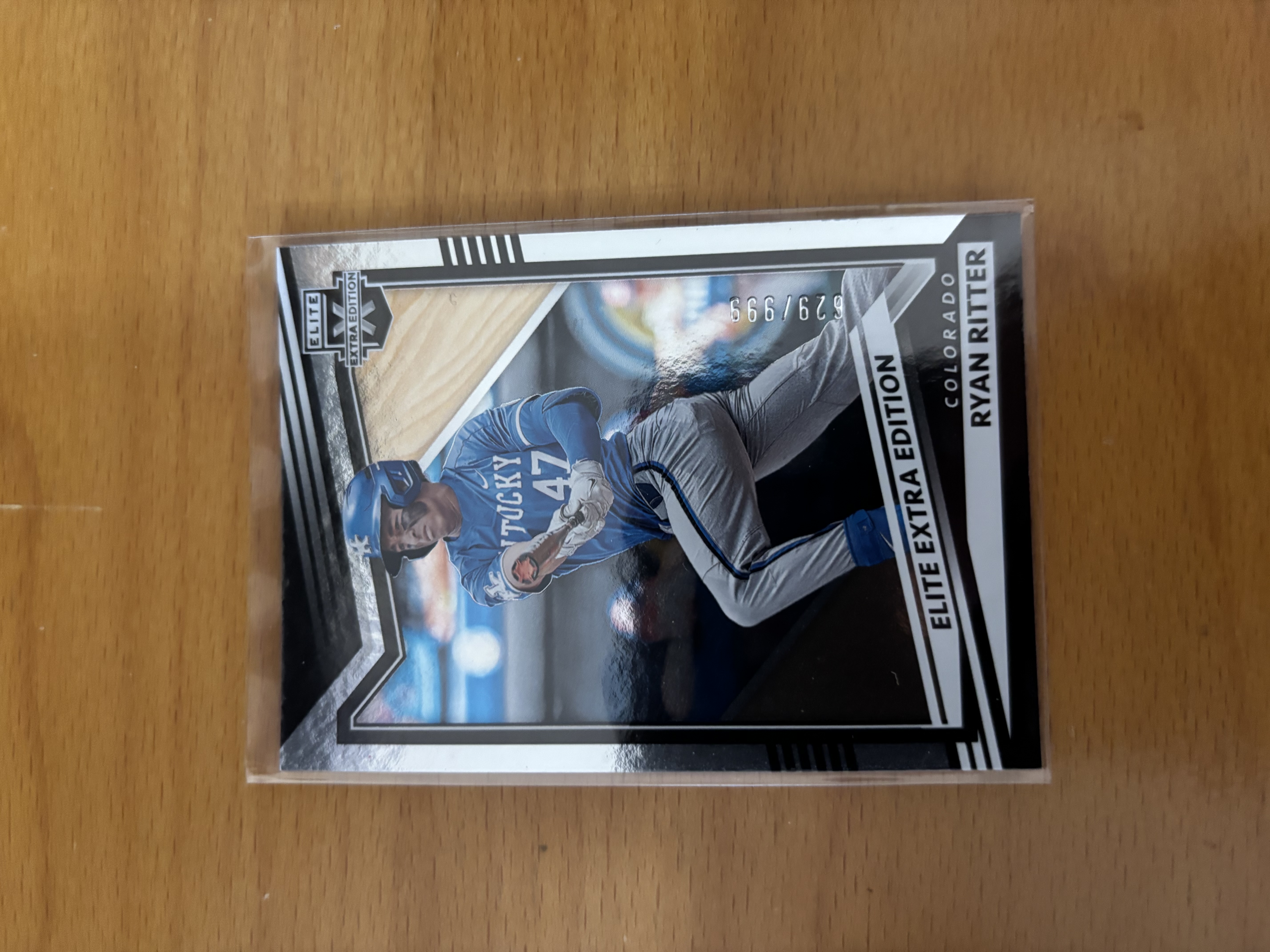 Ryan Ritter Elite Extra Edition Baseball Card