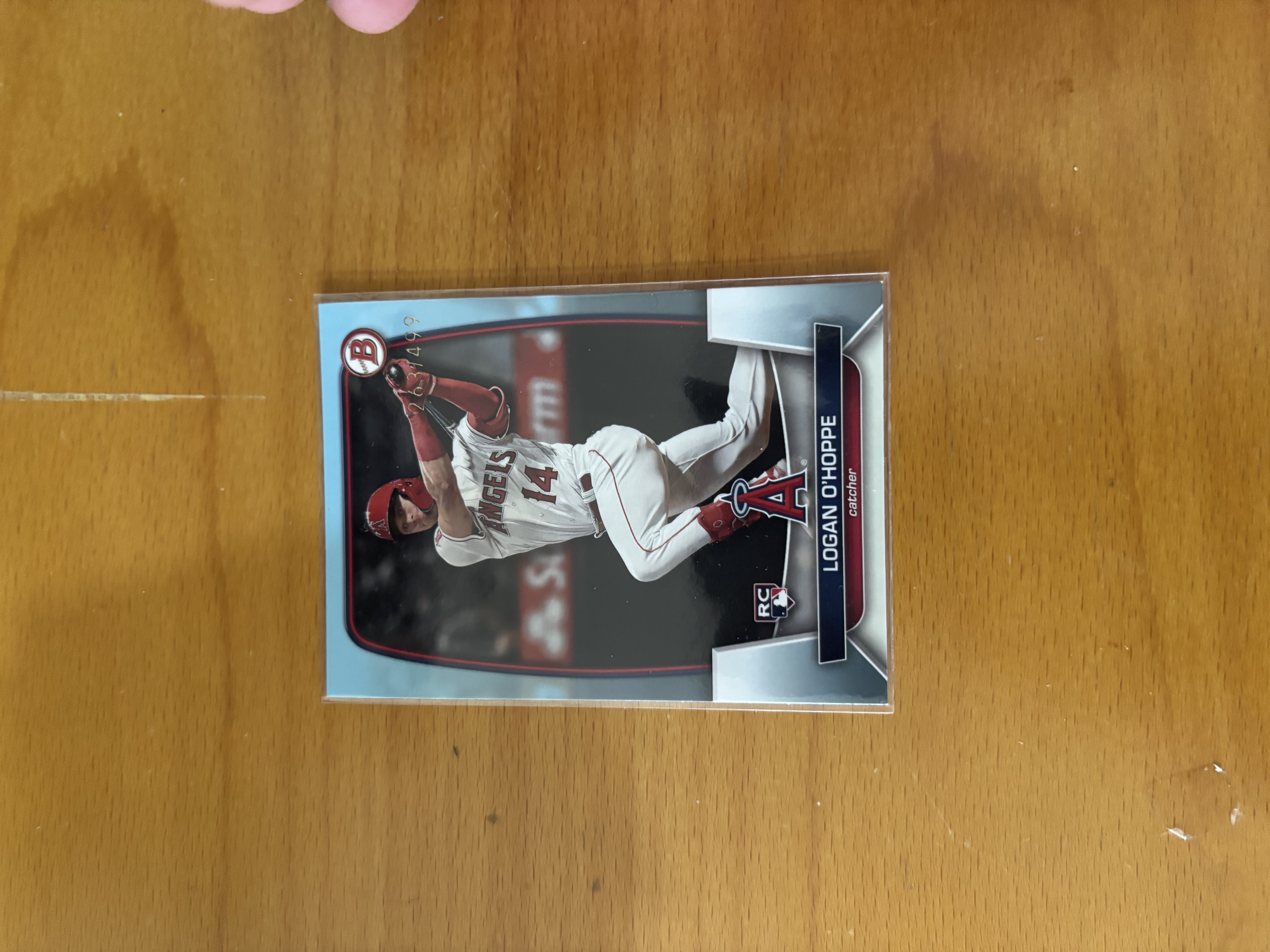 Logan O'Hoppe Rookie Baseball Card