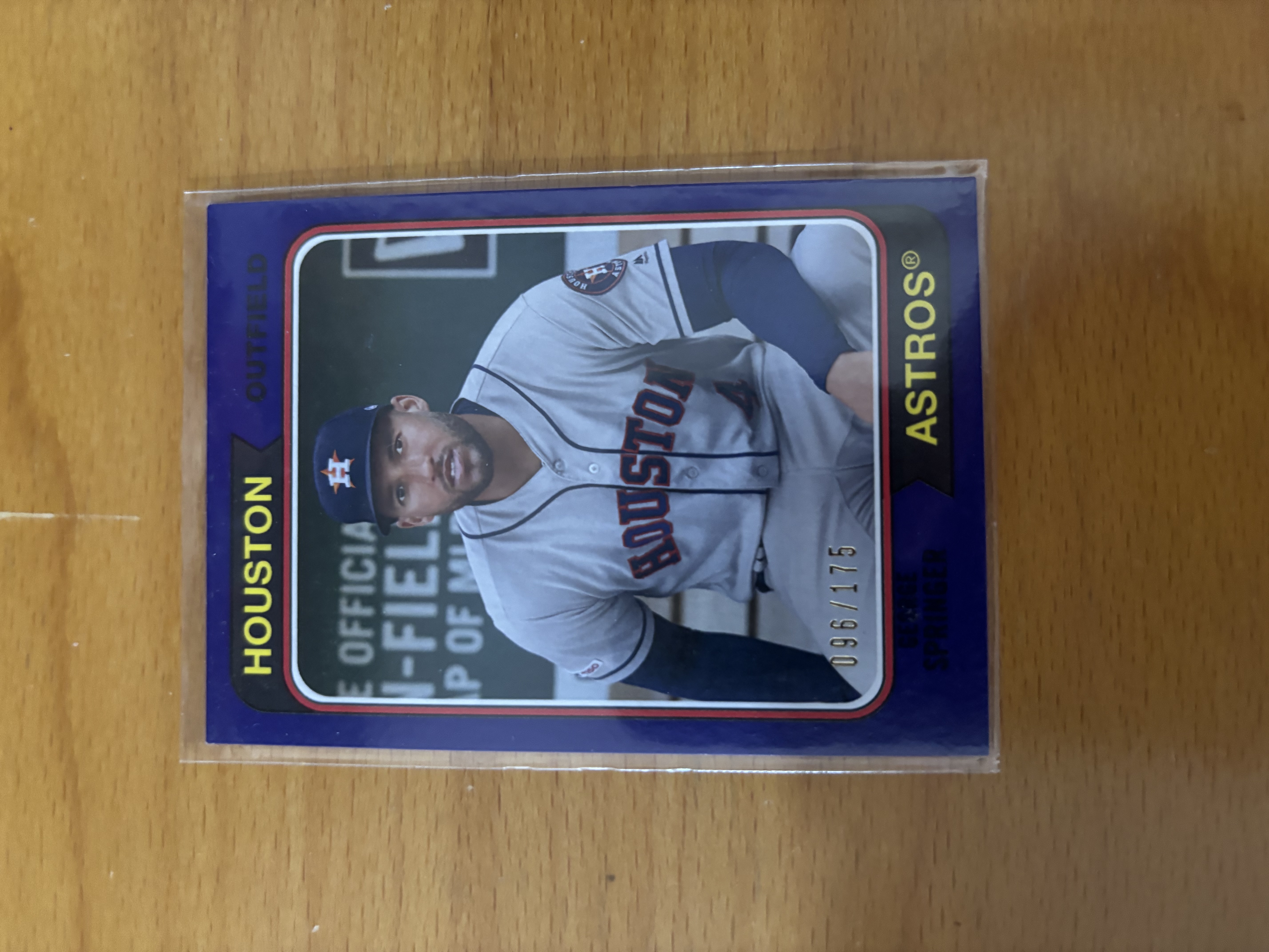 Houston Astros Baseball Card