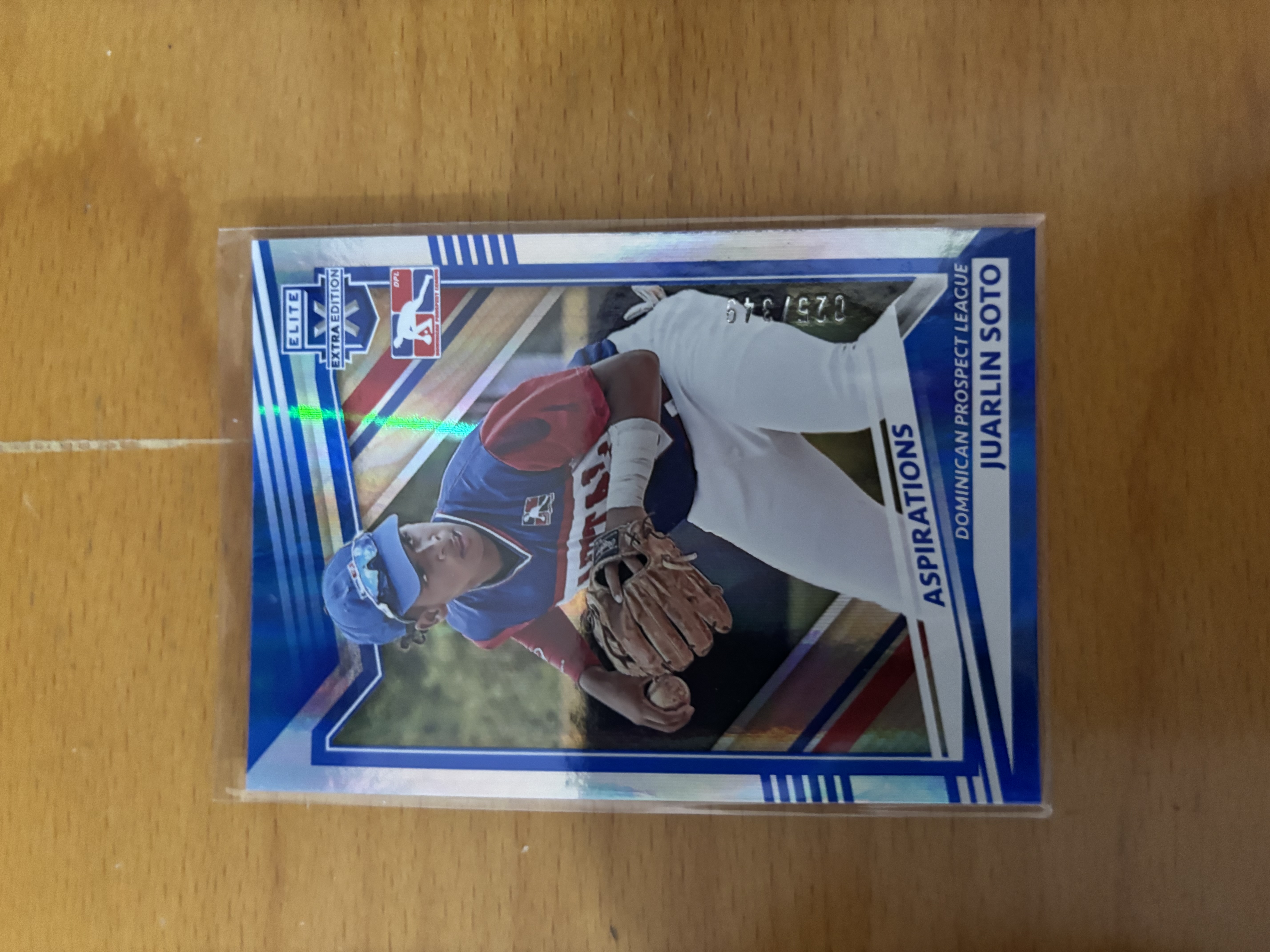 Juarnlin Soto Aspirations Baseball Card