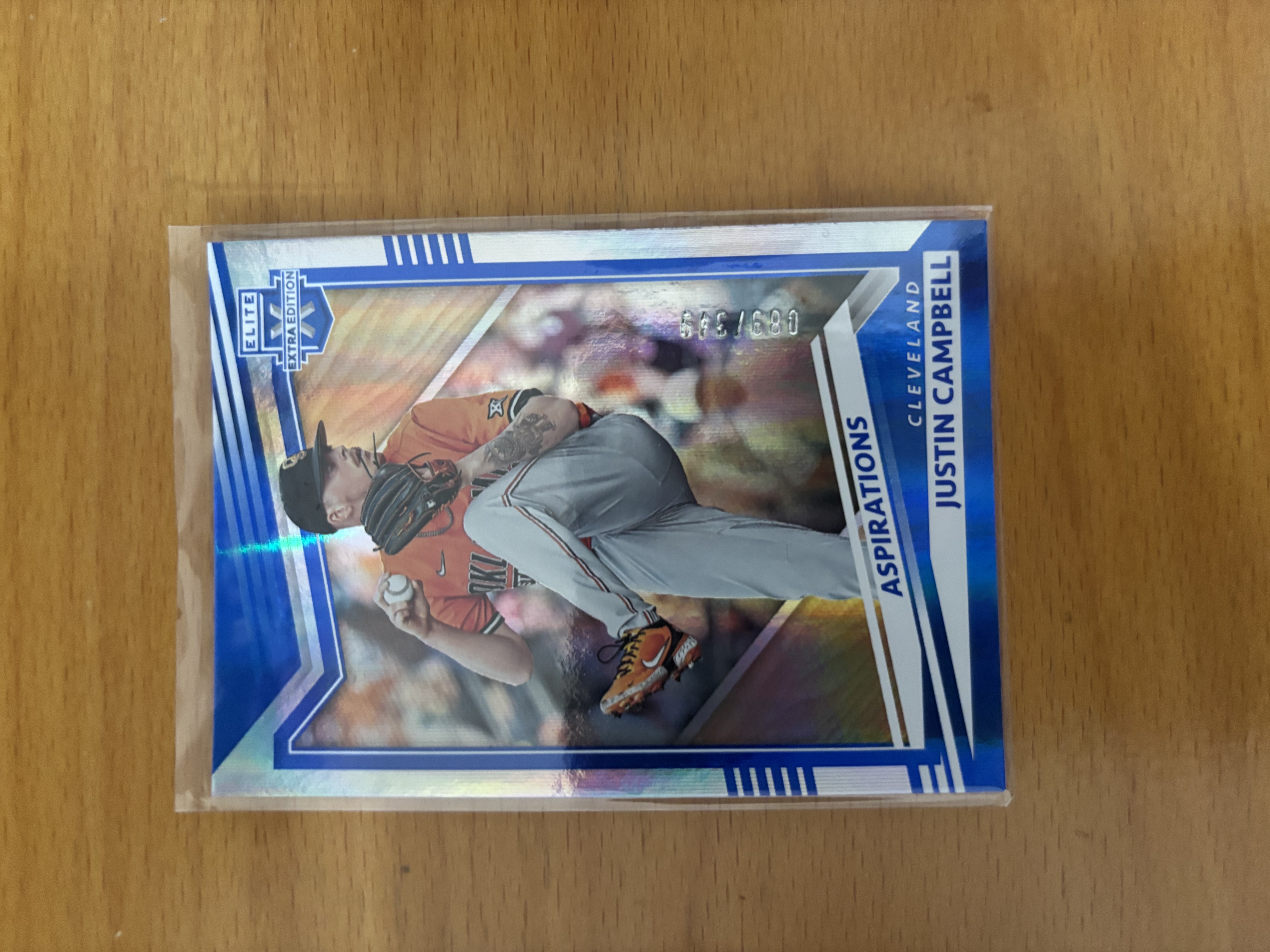 Justin Campbell Aspirations Baseball Card