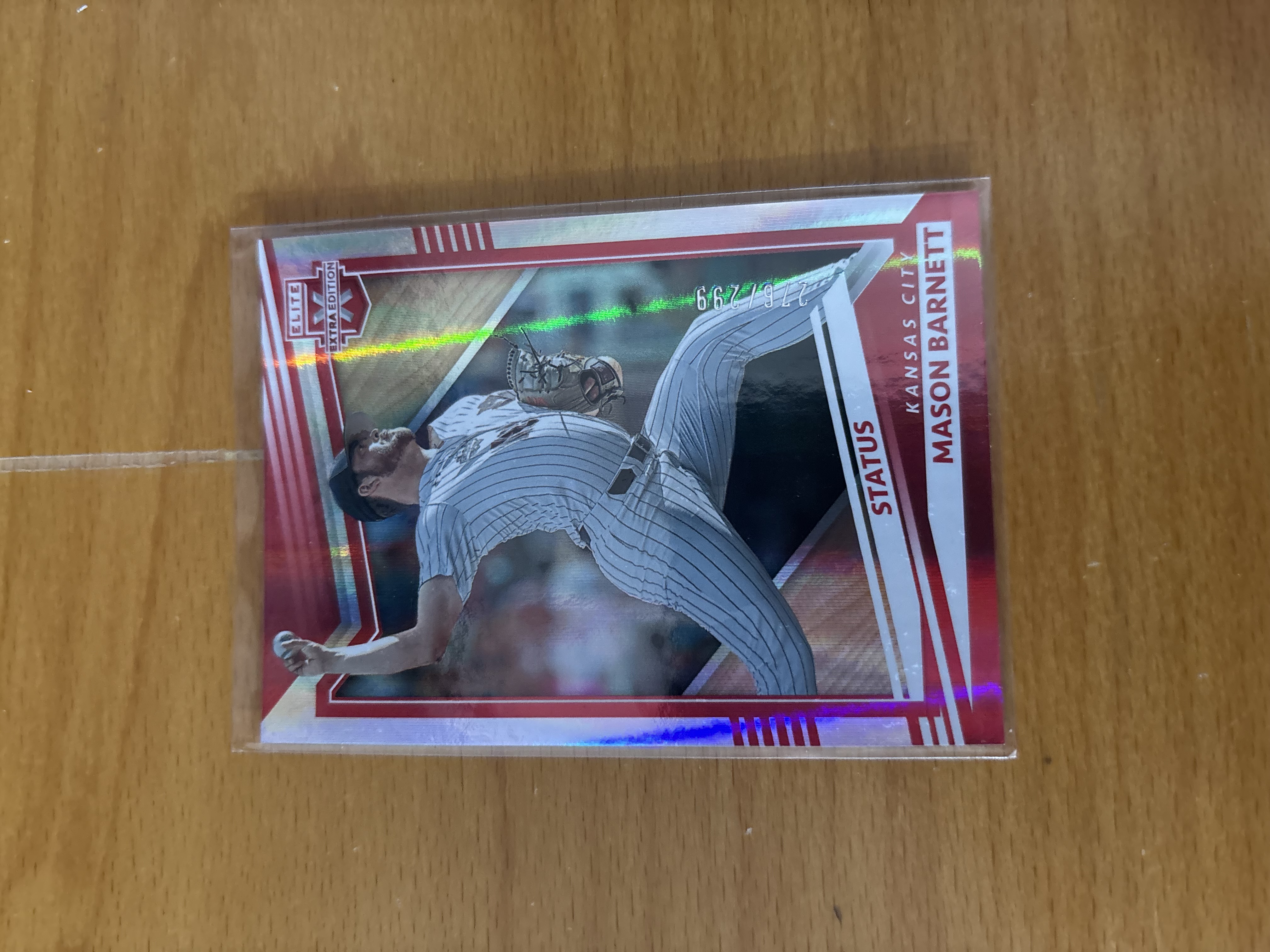 Mason Barnett Baseball Trading Card
