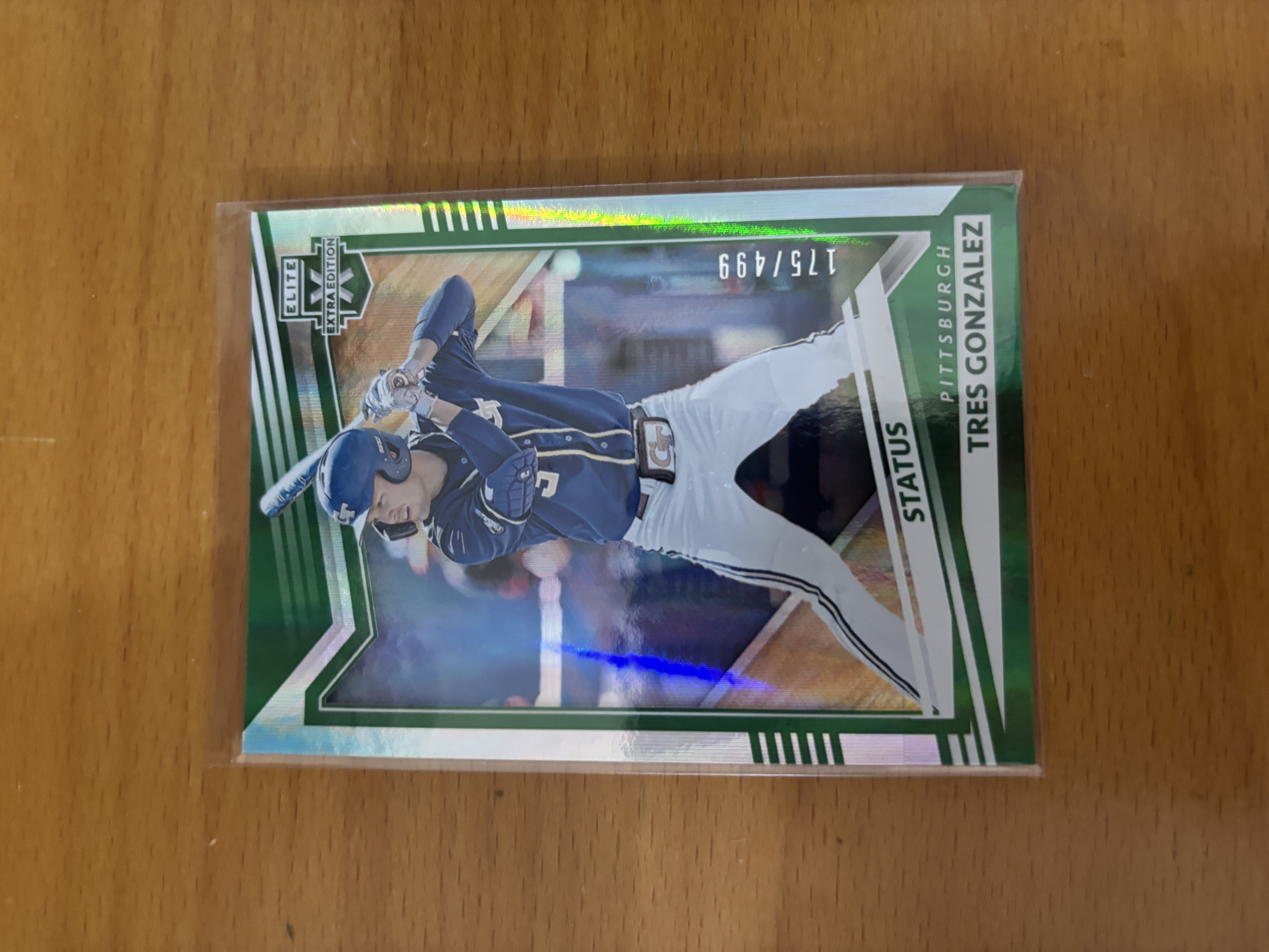 Tres Gonzalez Status Baseball Trading Card